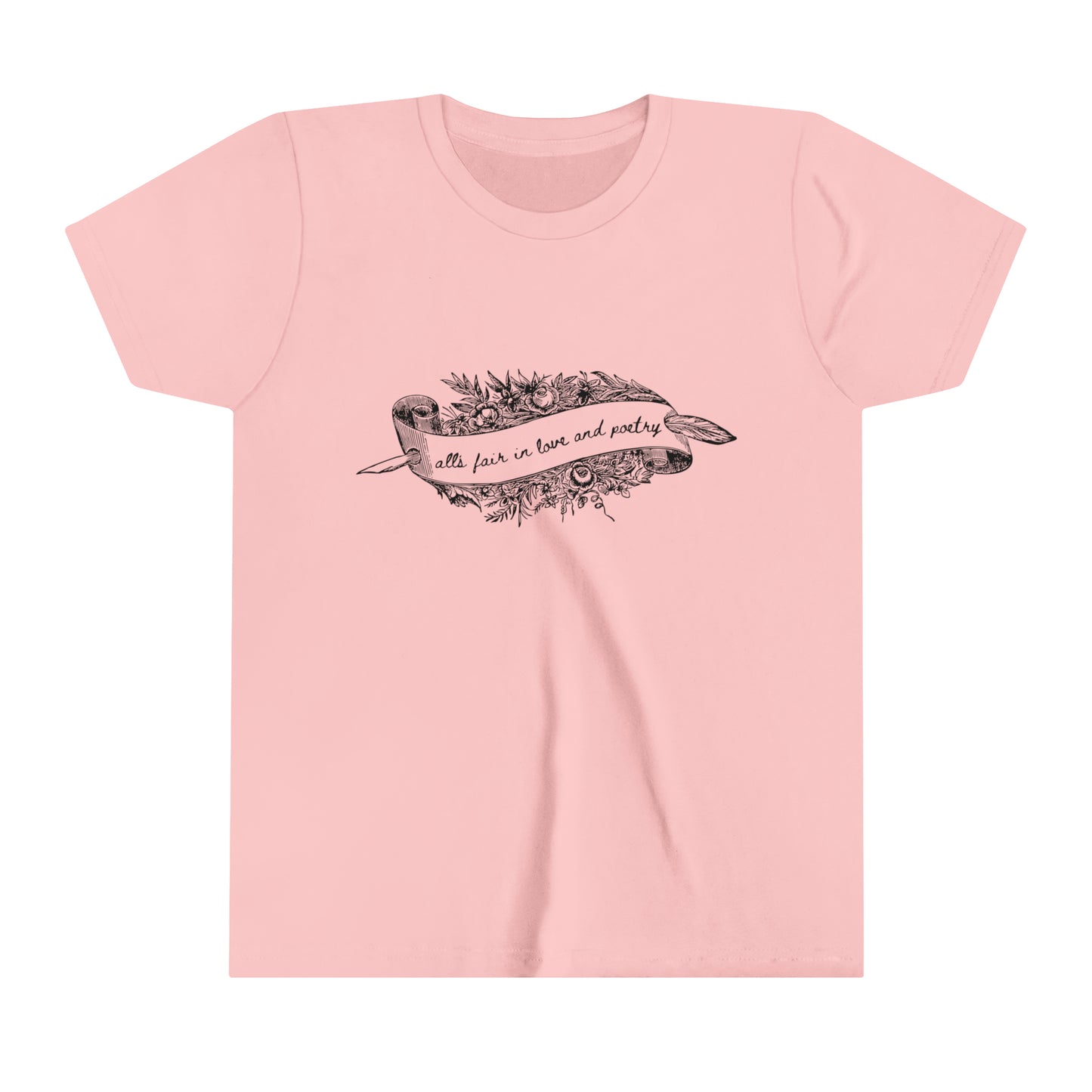 Alls Fair In Love & Poetry Youth Short Sleeve Tee