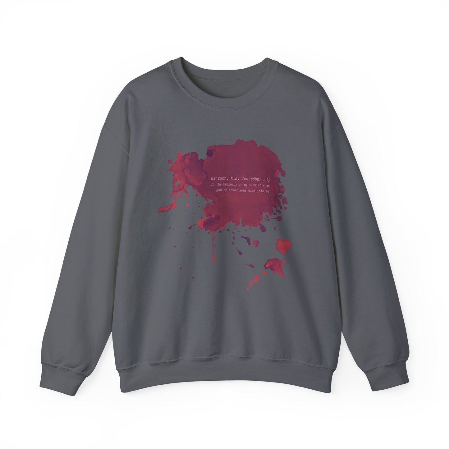 Maroon Crewneck Sweatshirt