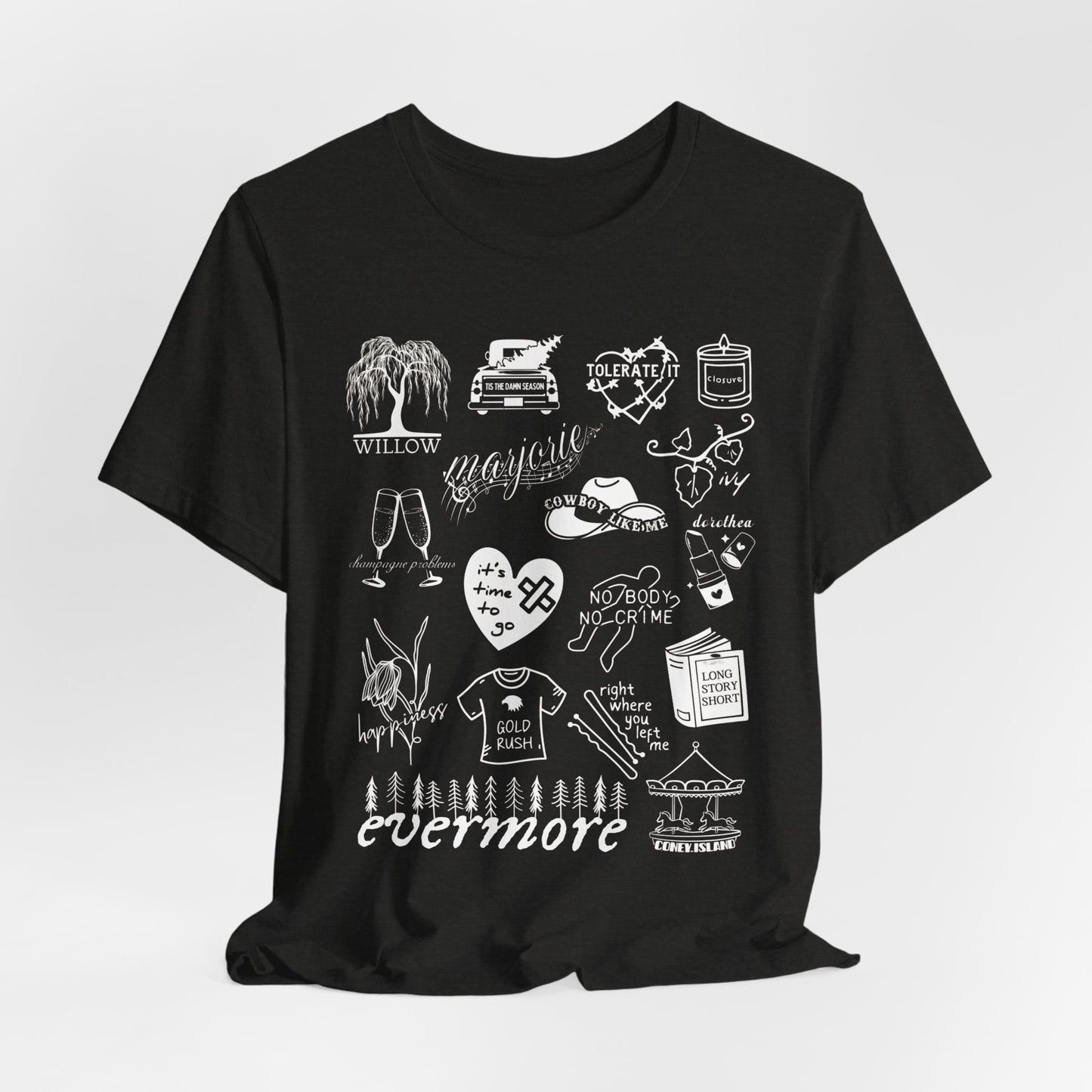evermore collage tshirt