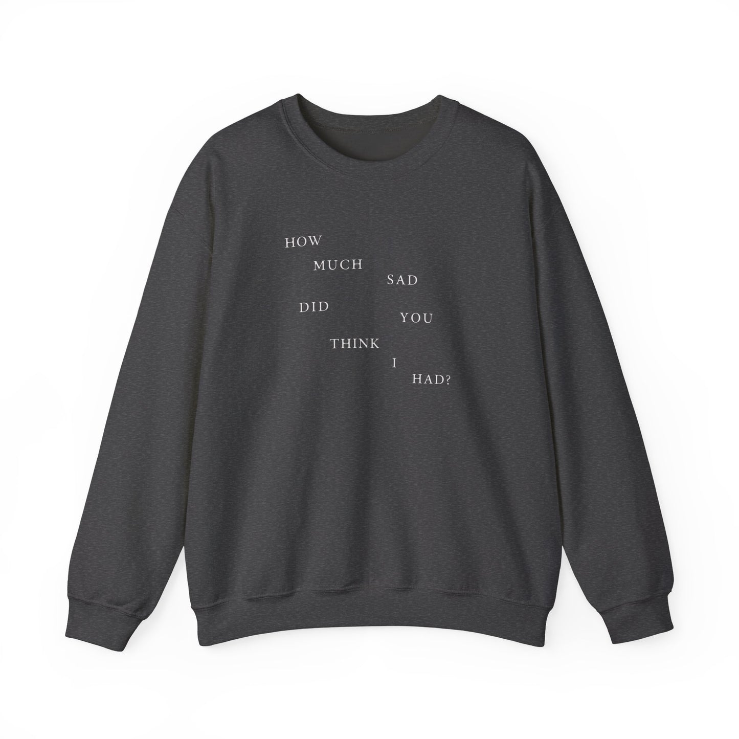 How Much Sad? Crewneck Sweatshirt