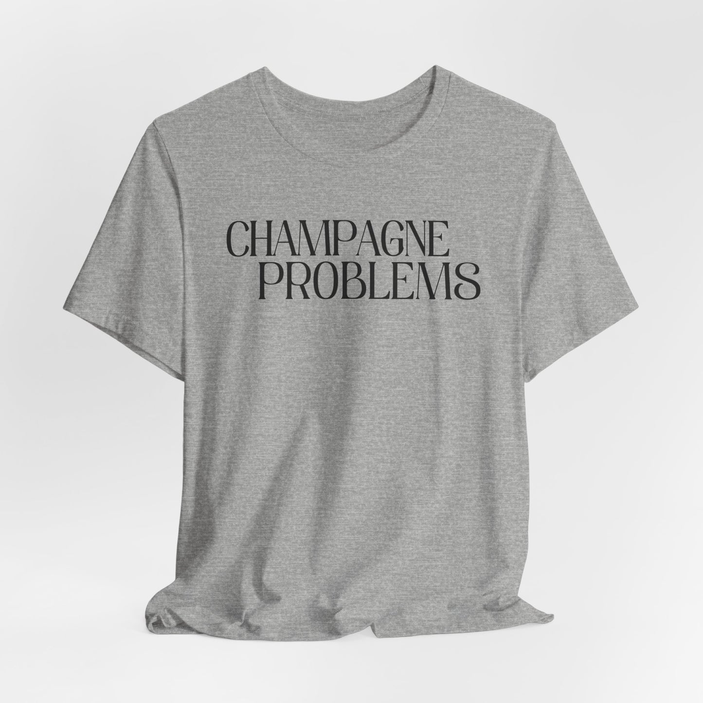 Champagne Problems (lyrics on back) Tshirt