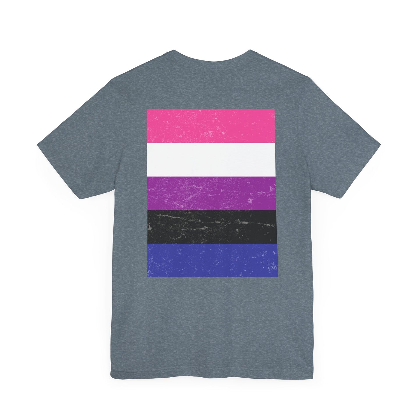 You Ain't Gotta Pray For Me (genderfluid flag on back) Tshirt