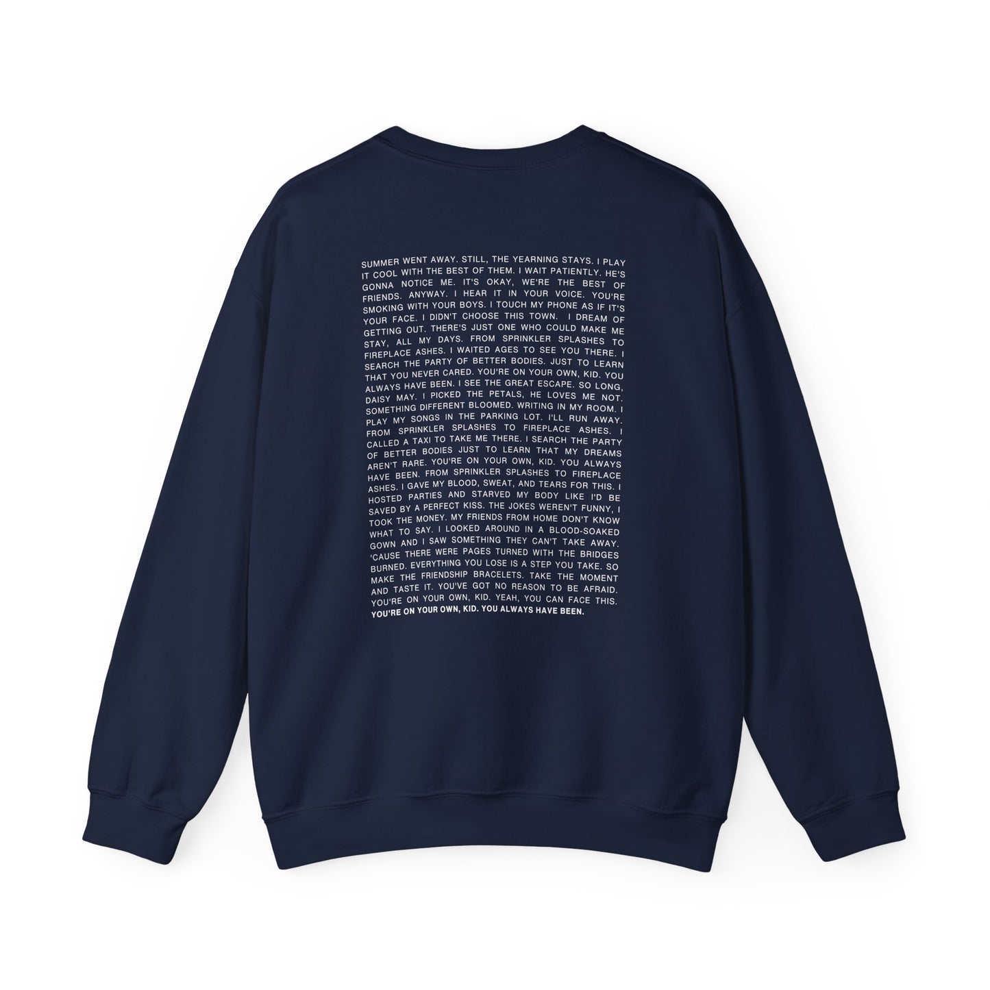 YOYOK Lyrics Crewneck Sweatshirt