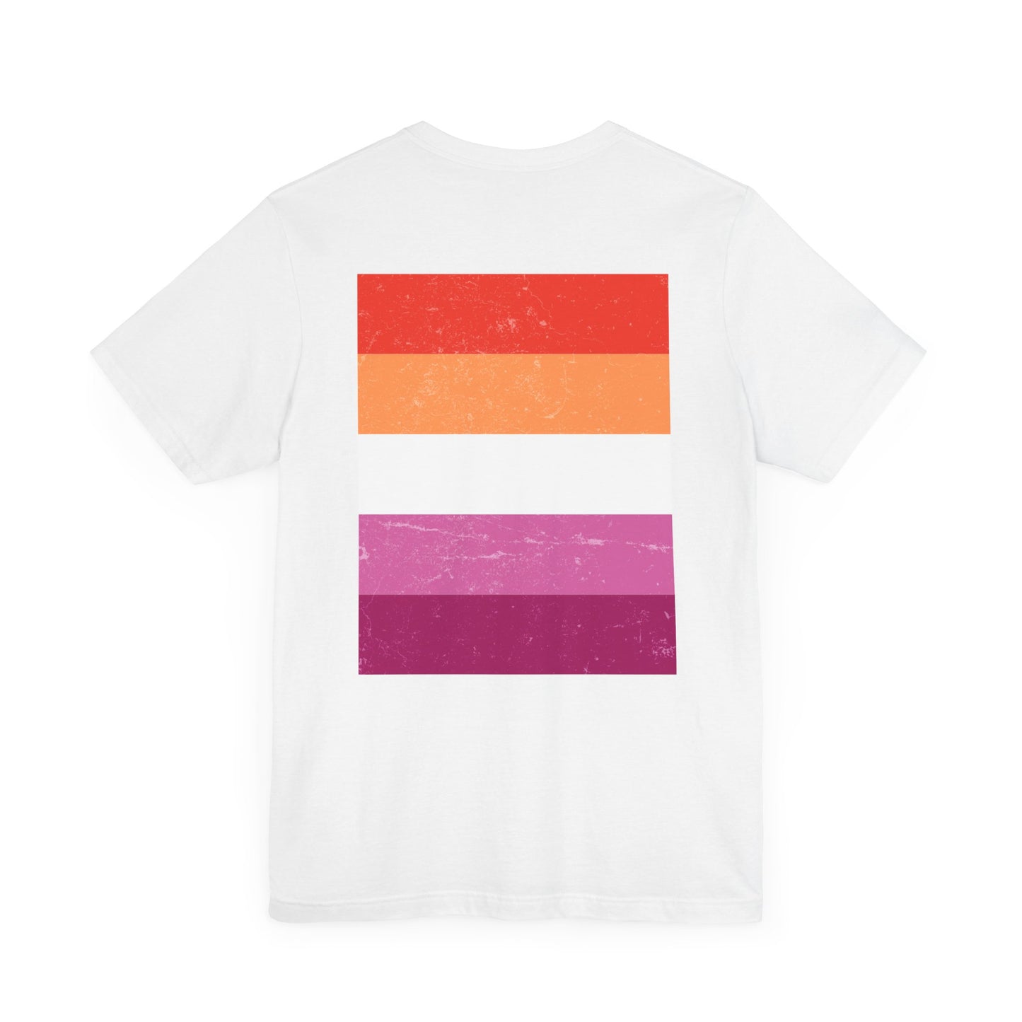 You Ain't Gotta Pray For Me (lesbian flag on back) Tshirt
