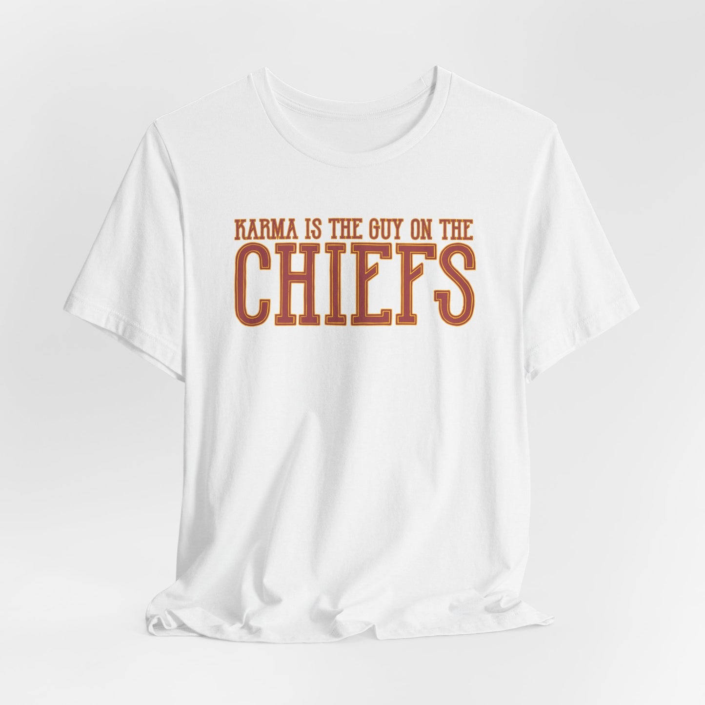Karma is the Guy on the Chiefs Tshirt