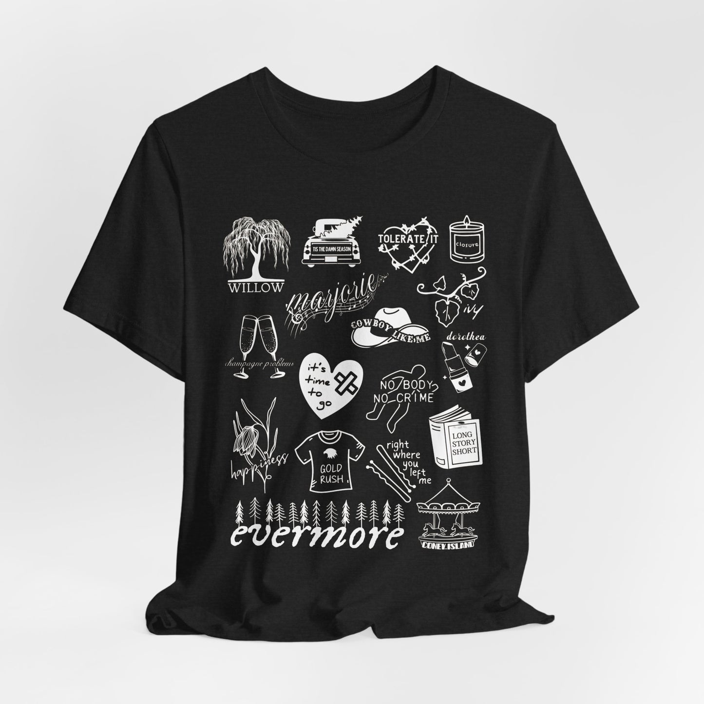 evermore collage tshirt