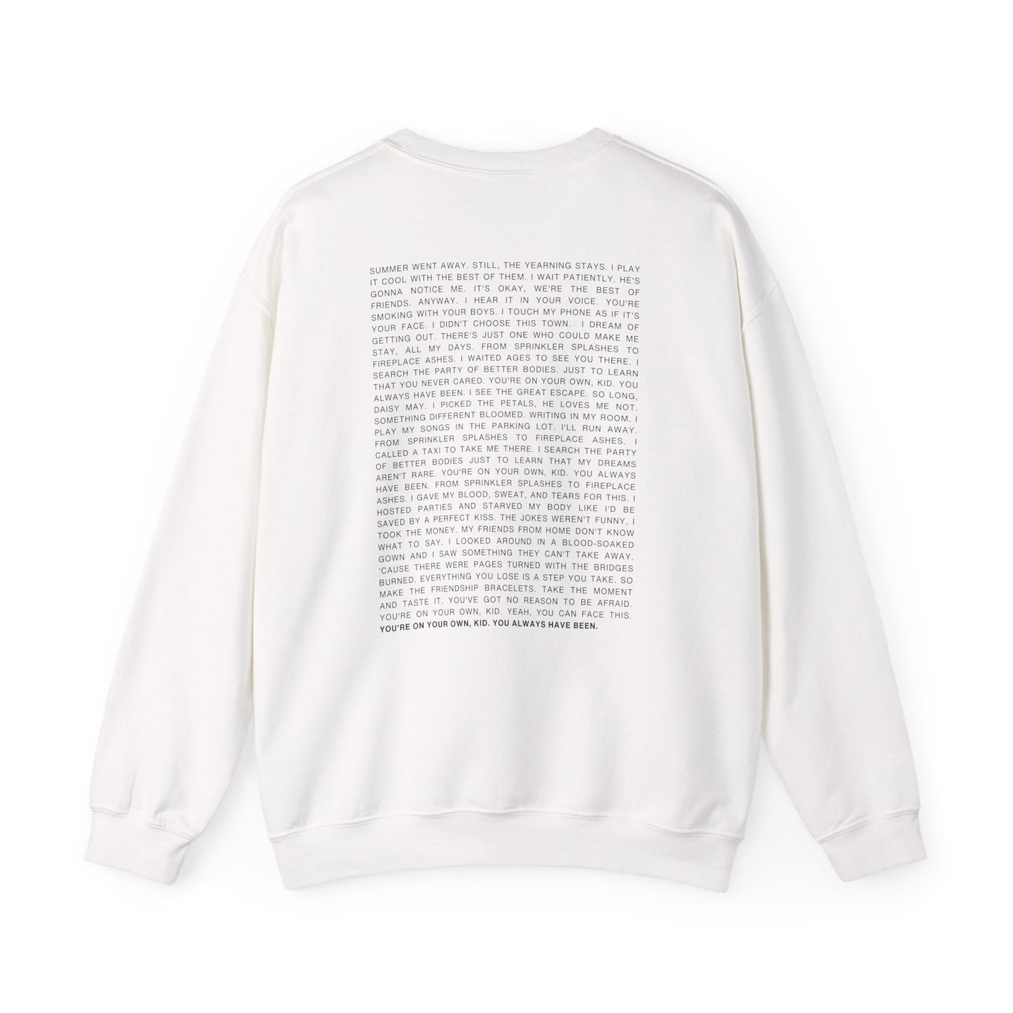 YOYOK Lyrics Crewneck Sweatshirt