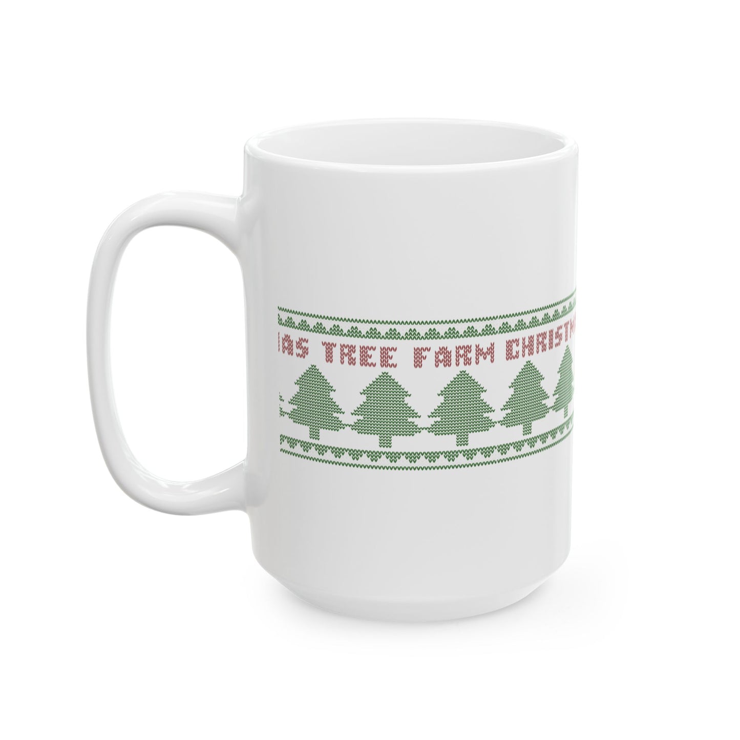Christmas Tree Farm Ceramic Mug, (11oz, 15oz)