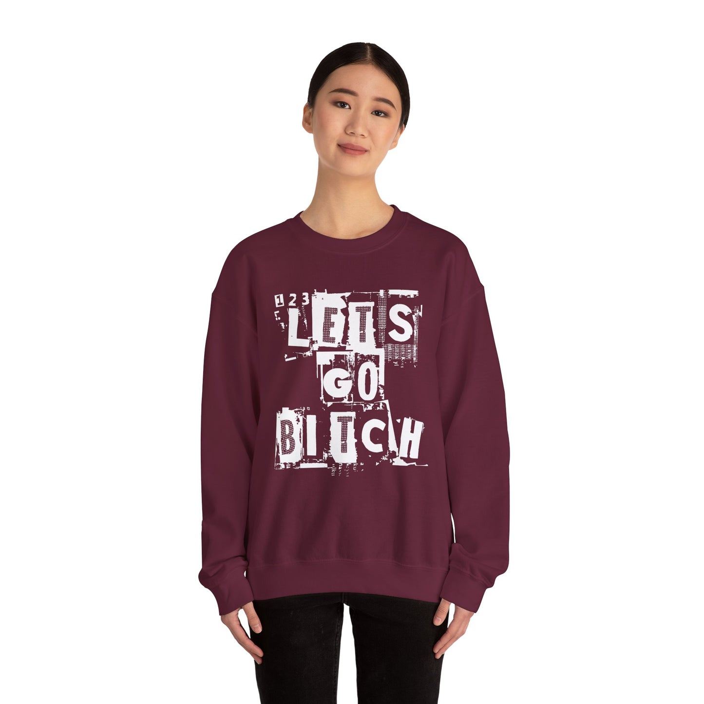 123 Let's Go Bitch Sweater