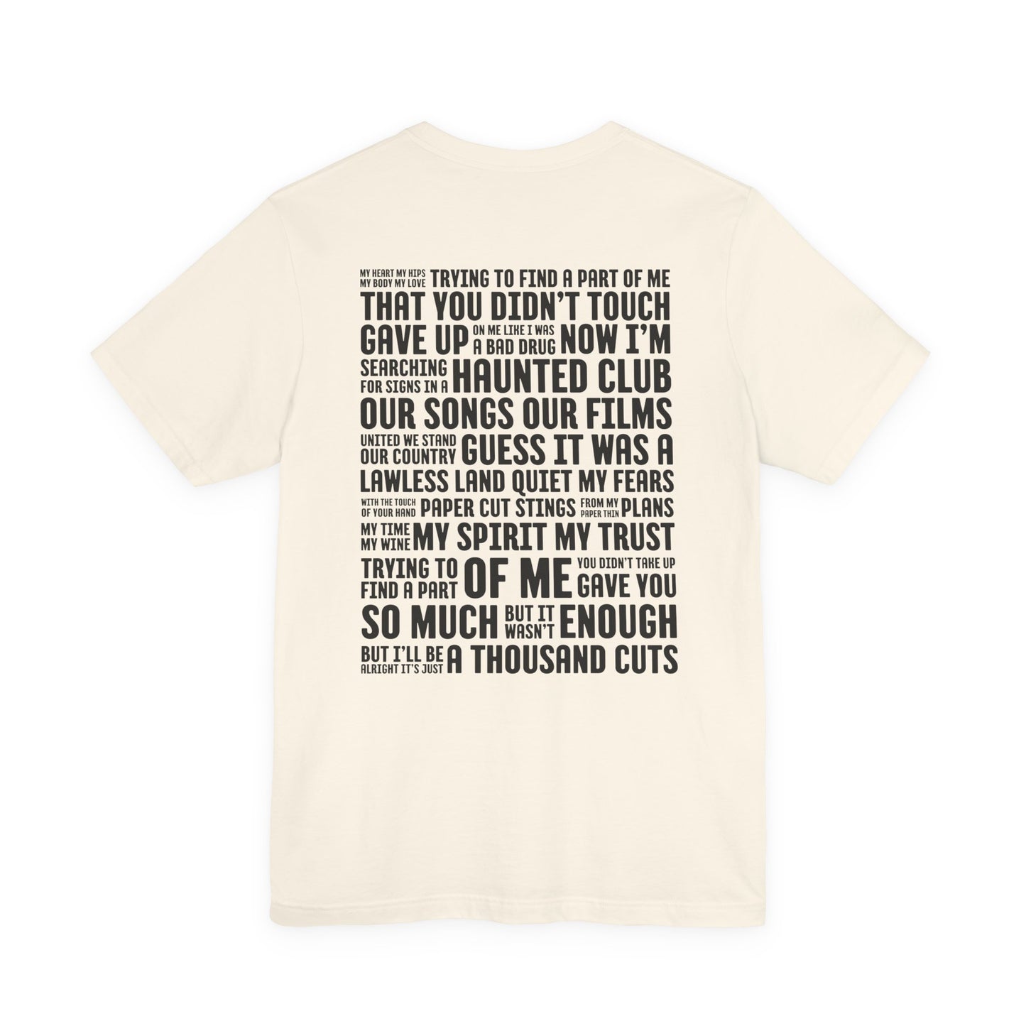 DBATC Bridge (lyrics on back) Tshirt
