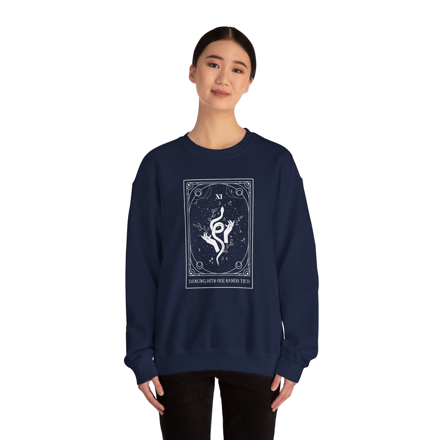 Tarot Crewneck Sweatshirt - Dancing With Our Hands Tied