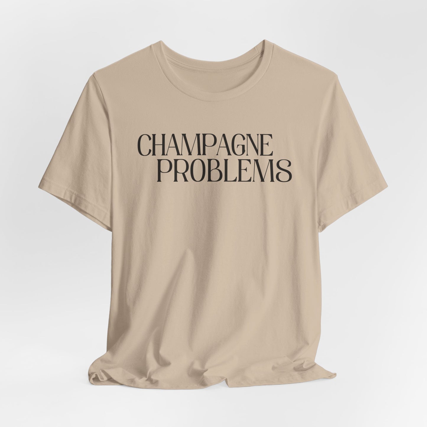 Champagne Problems (lyrics on back) Tshirt