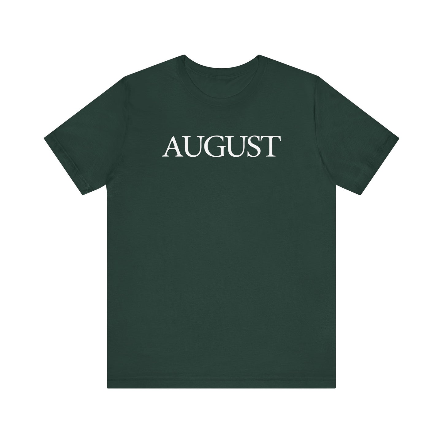 August (lyrics on back) Tshirt