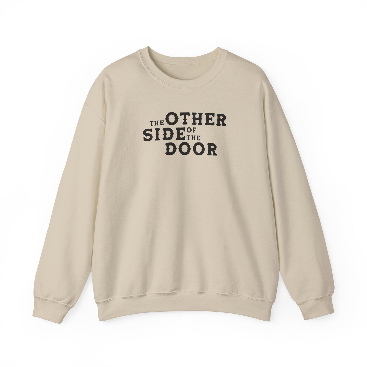 The Other Side Of The Door (lyrics on back) Crewneck Sweatshirt