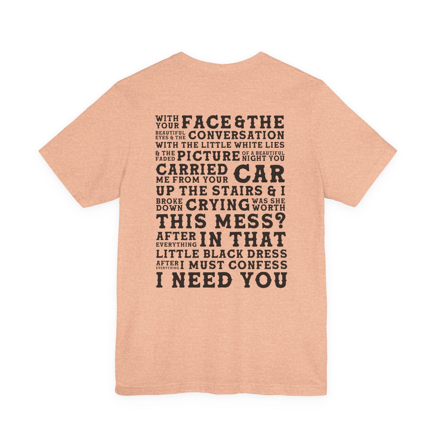 The Other Side of the Door (lyrics on back) Tshirt
