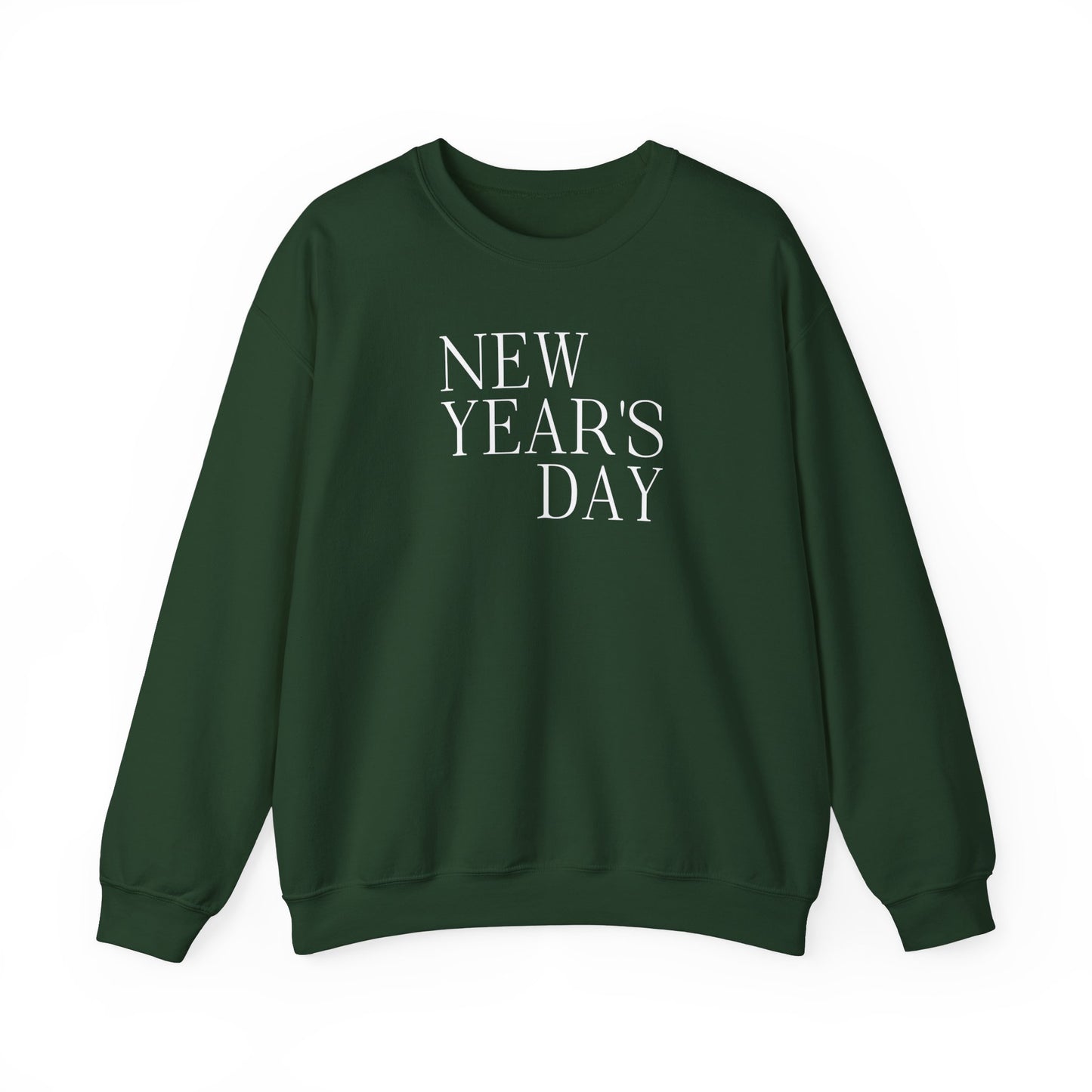 New Years Day (lyrics on back) Crewneck Sweatshirt