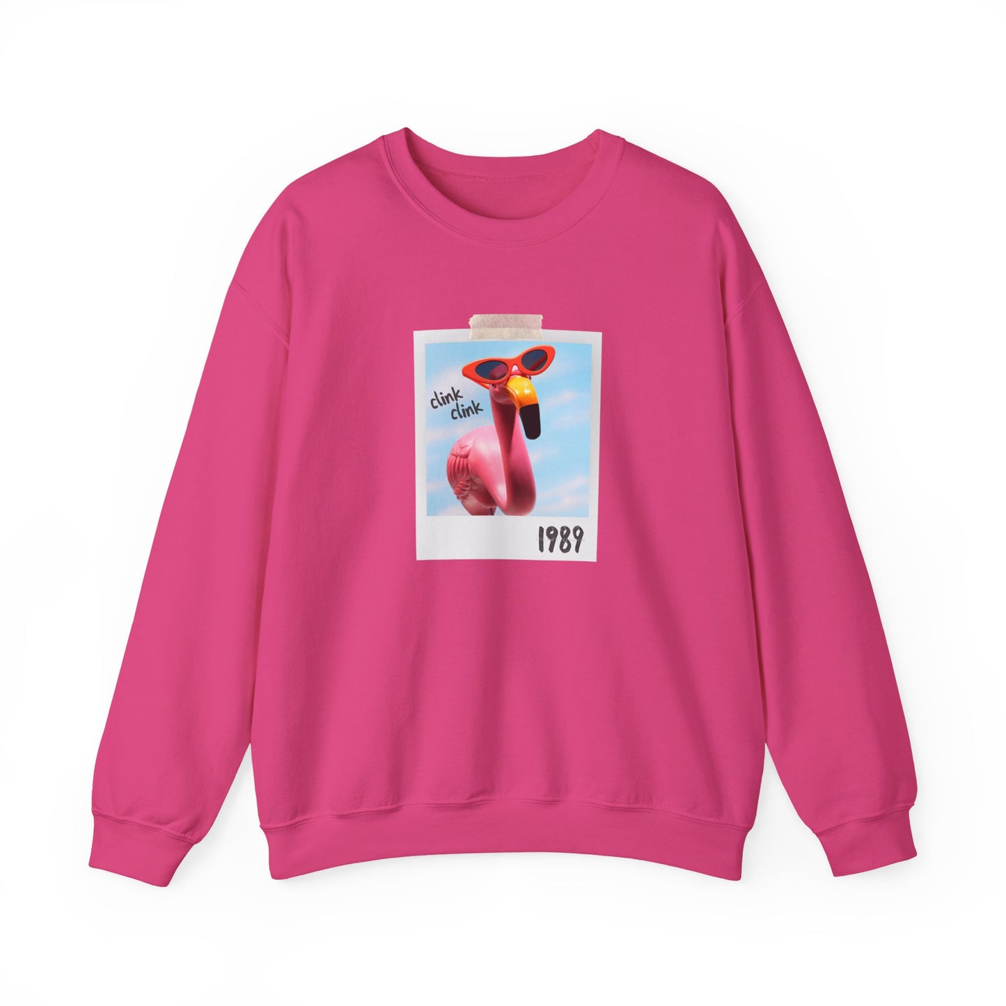 Flamingo Pink Crewneck Sweatshirt