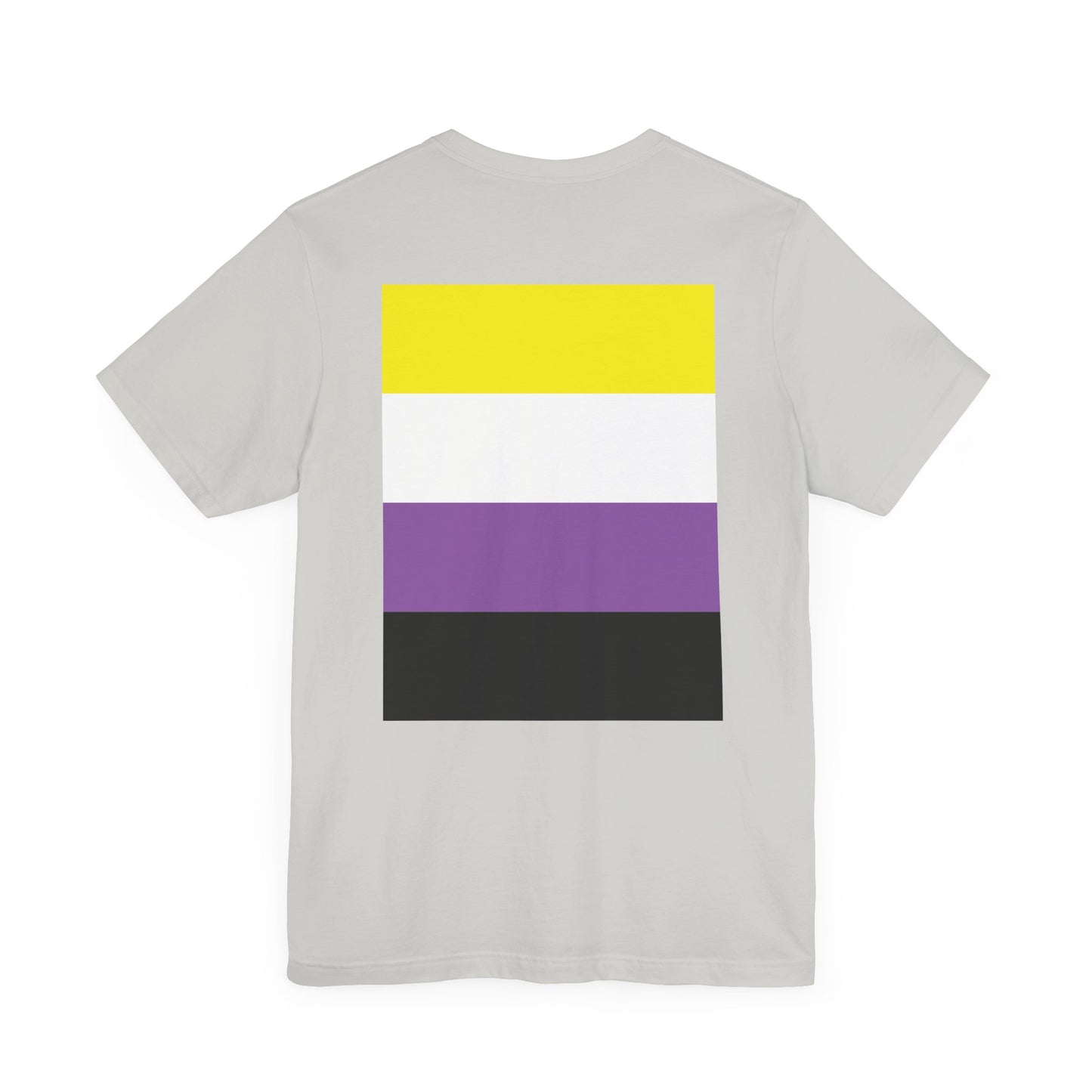 You Ain't Gotta Pray For Me (nonbinary flag on back) Tshirt