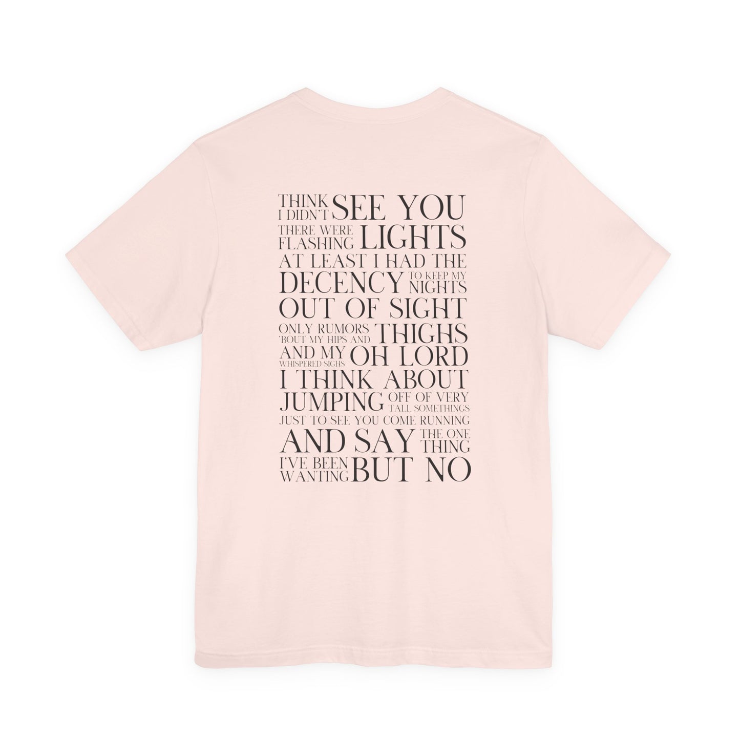 Is It Over Now? Lyrics Tshirt