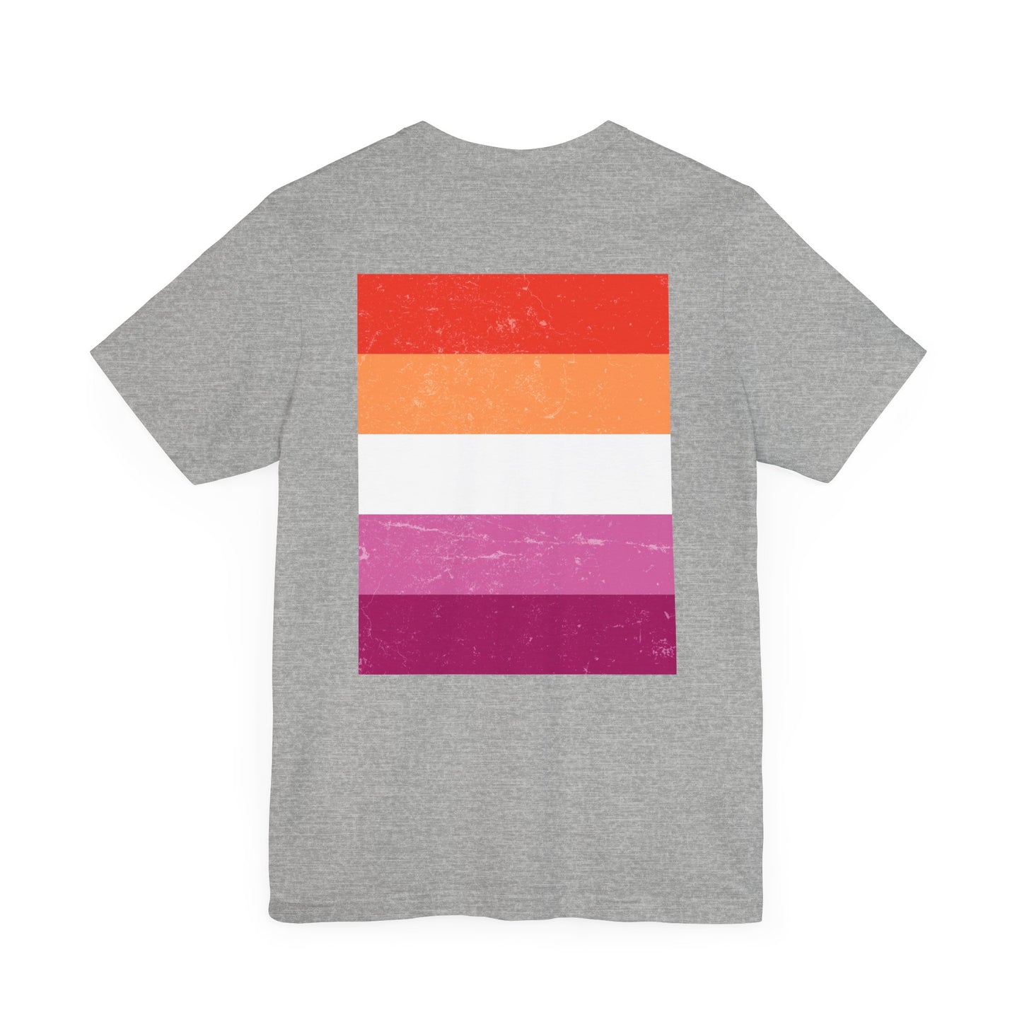 You Ain't Gotta Pray For Me (lesbian flag on back) Tshirt