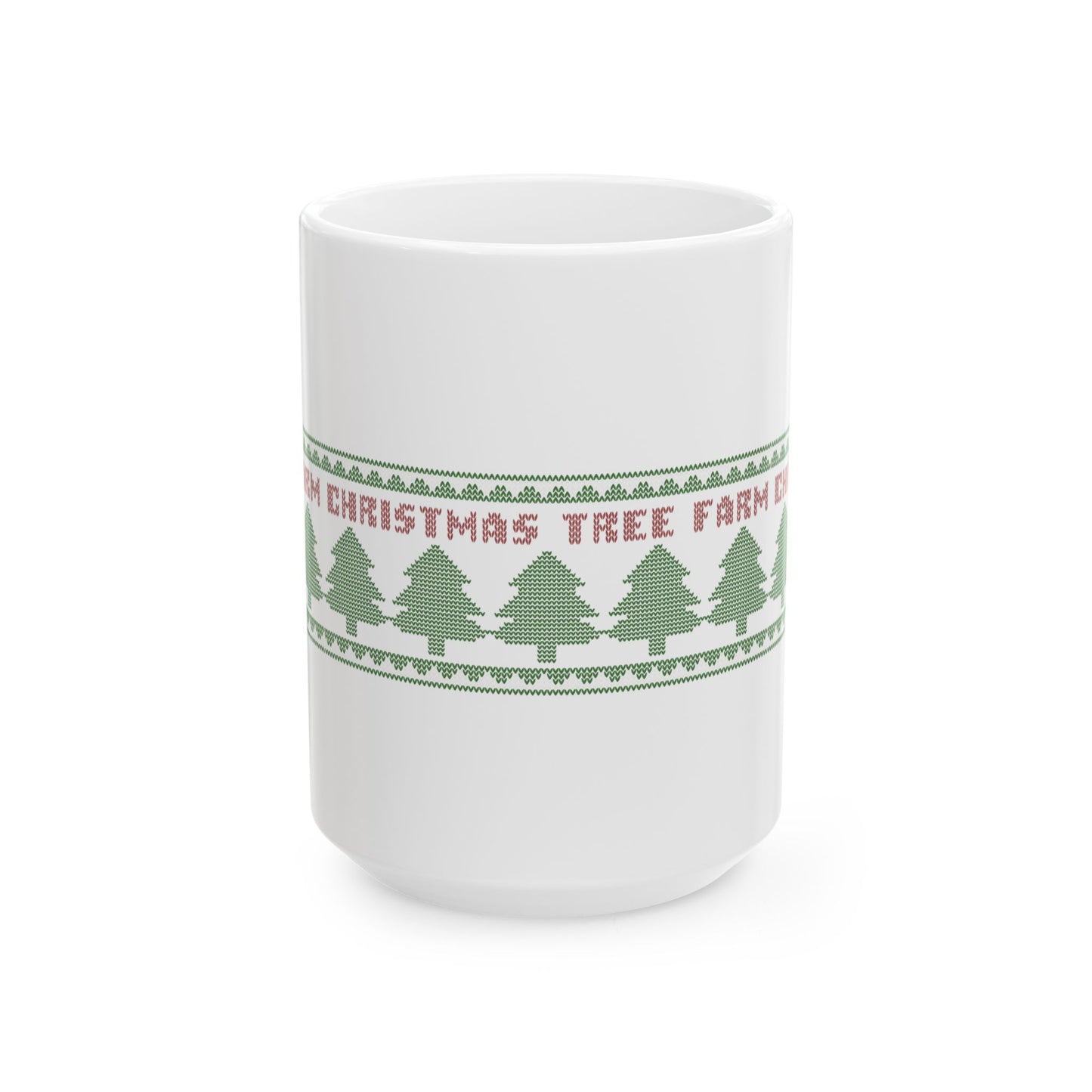 Christmas Tree Farm Ceramic Mug, (11oz, 15oz)