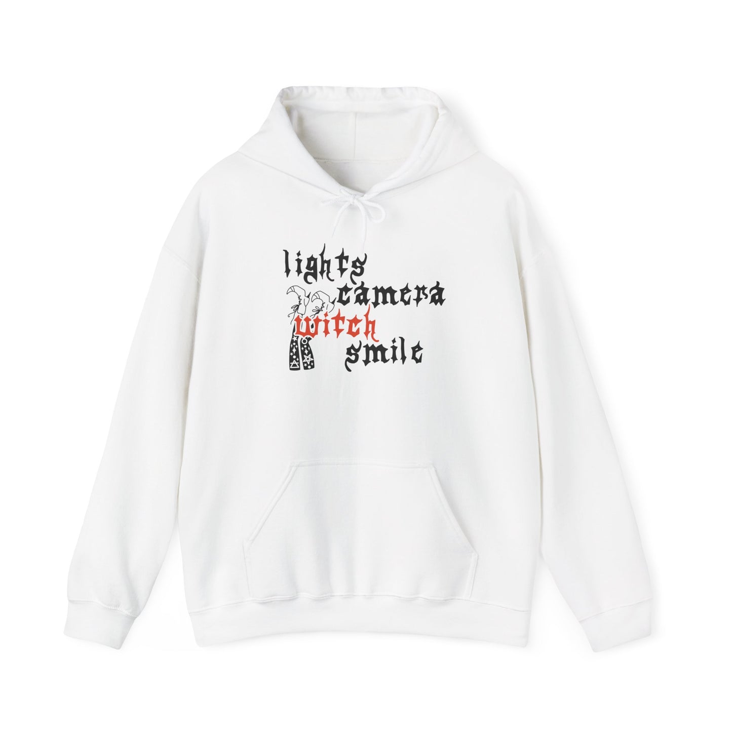Lights Camera Witch Smile Hoodie