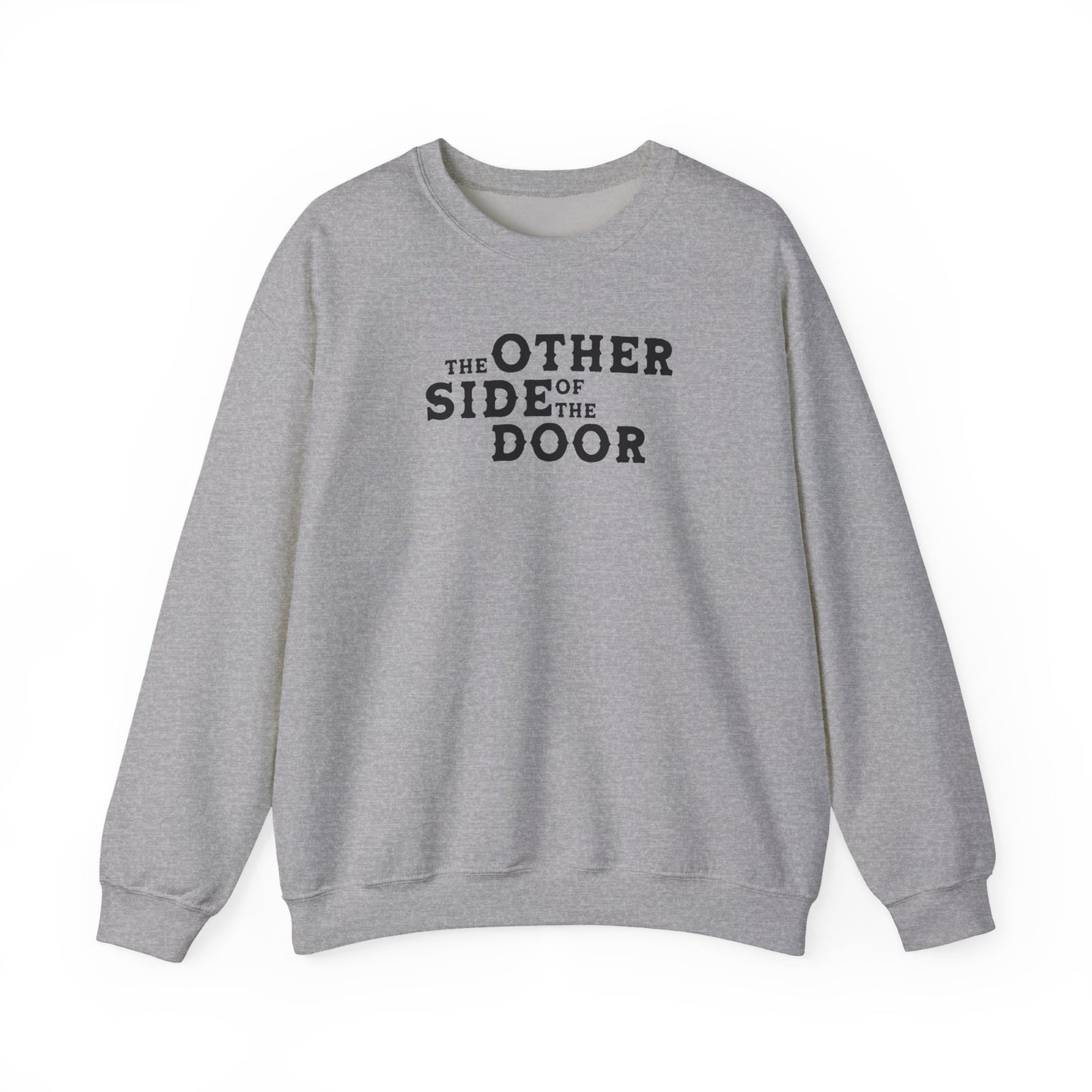 The Other Side Of The Door (lyrics on back) Crewneck Sweatshirt