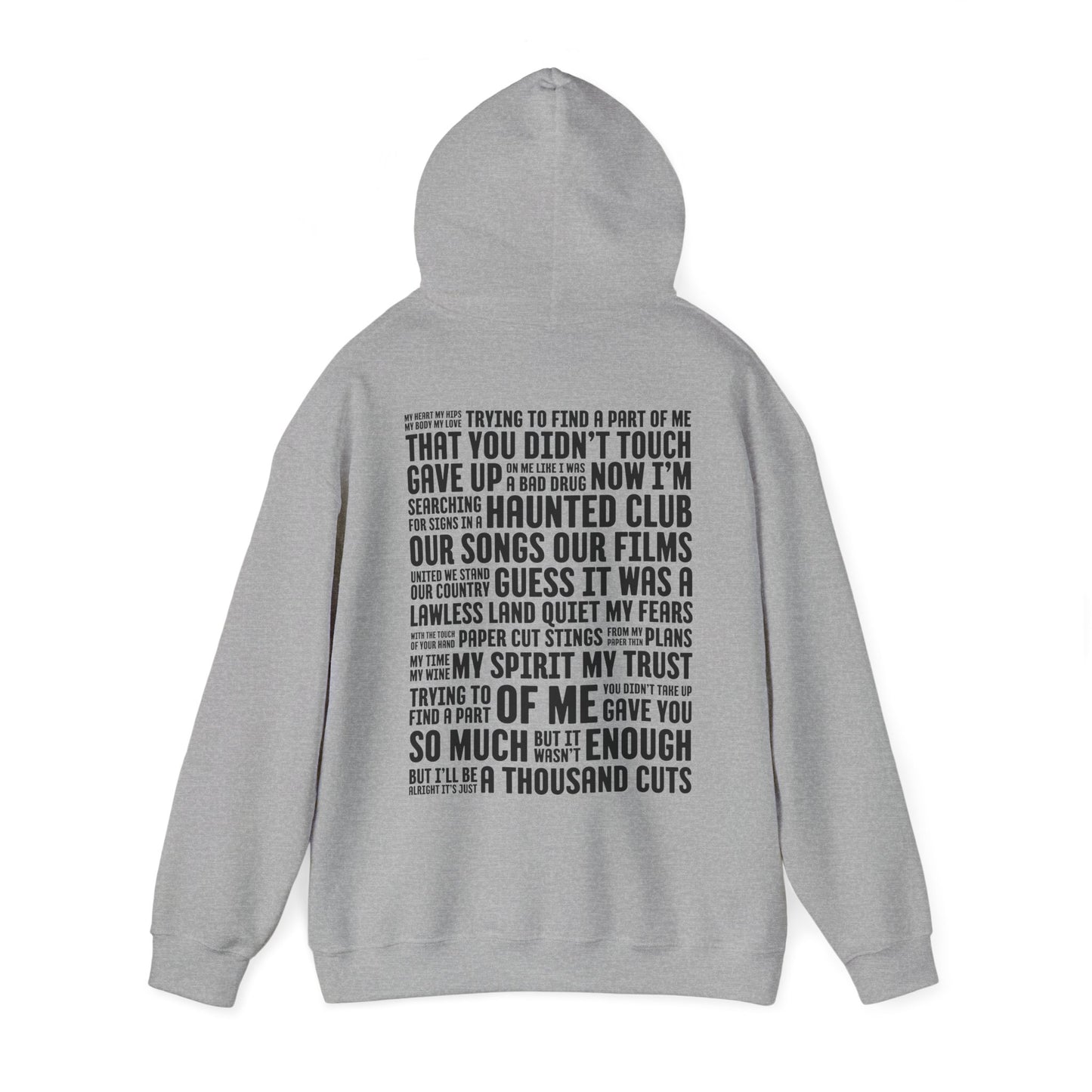DBATC (lyrics on back) Hoodie