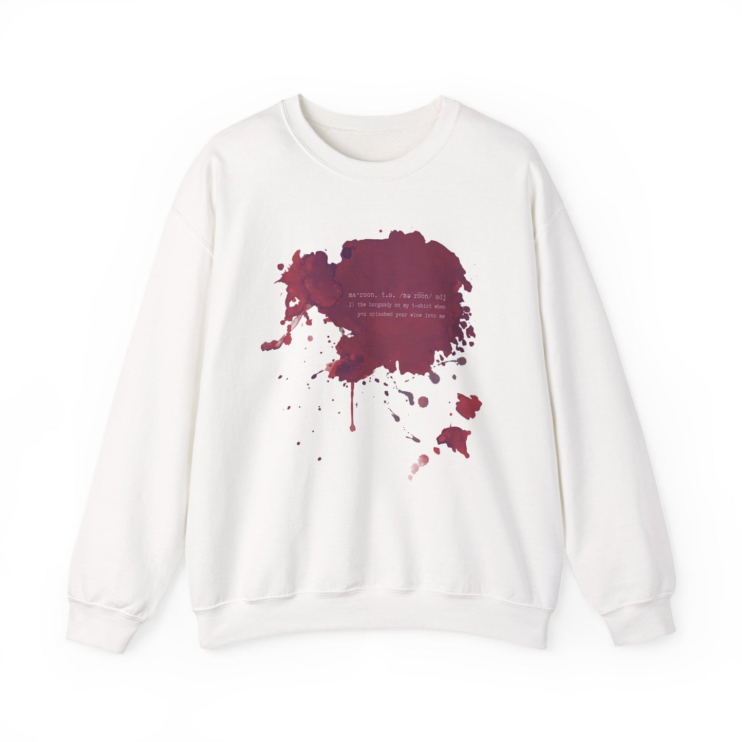 Maroon Crewneck Sweatshirt