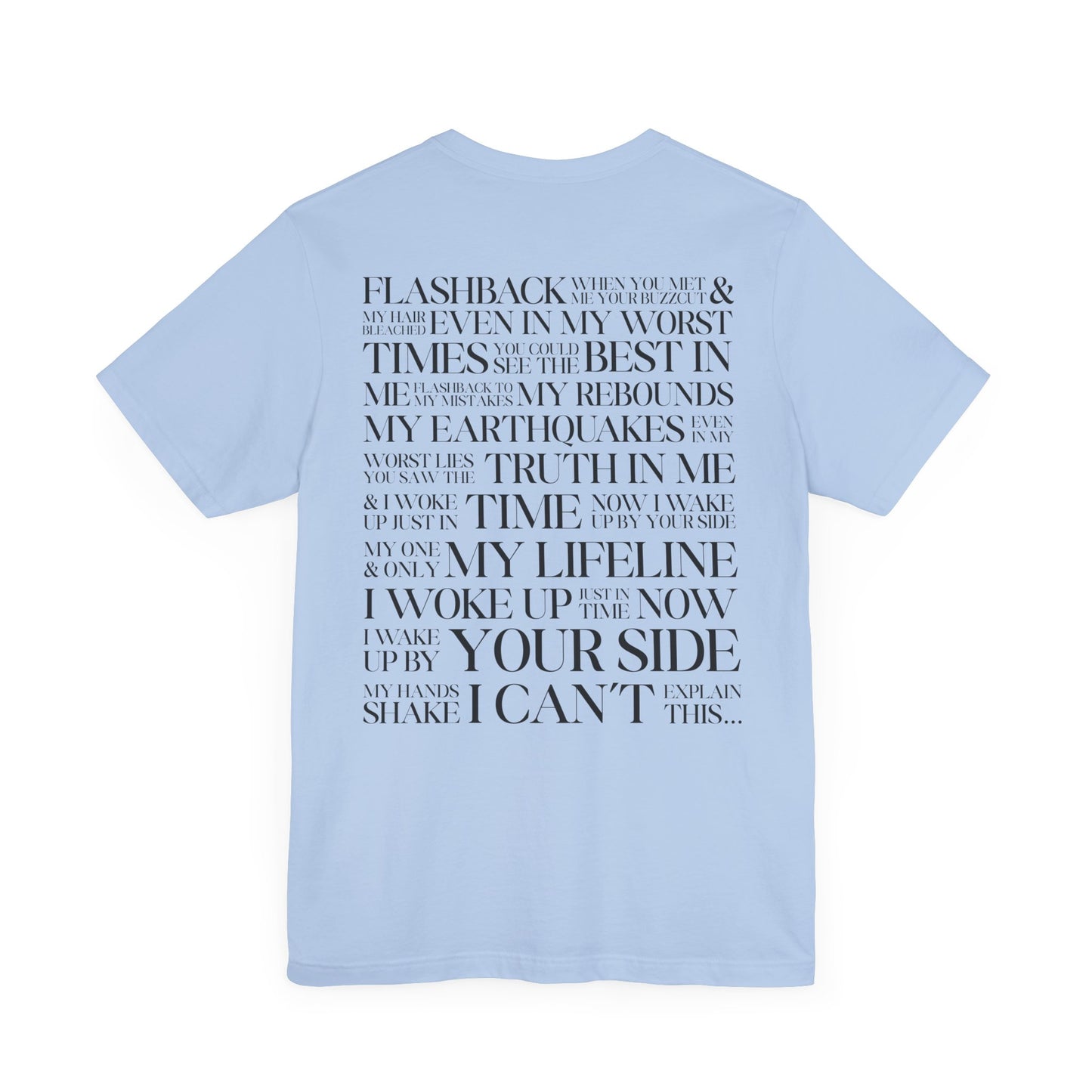 Dress Lyrics (on back) Tshirt