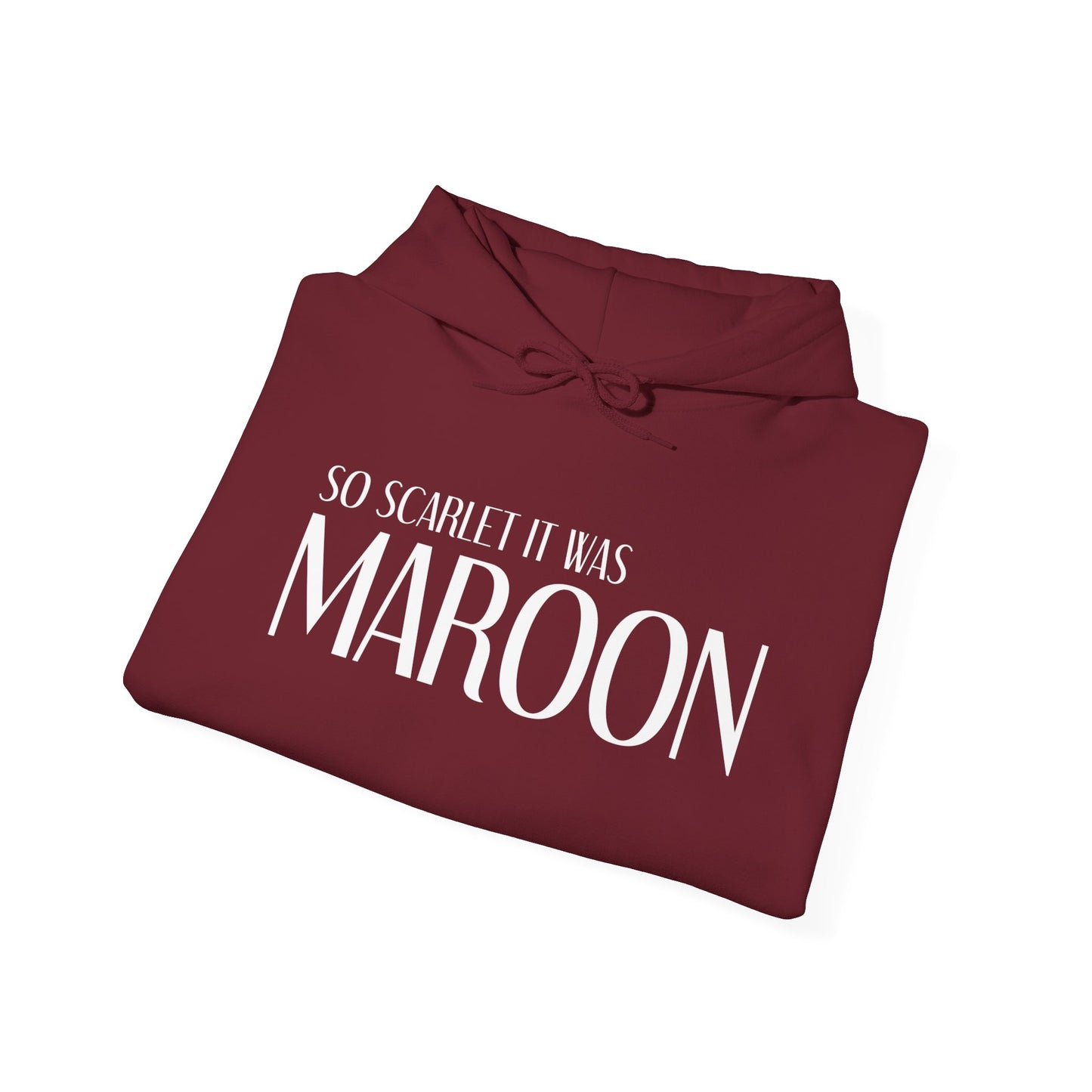 Maroon (lyrics on back, clean version) Hoodie