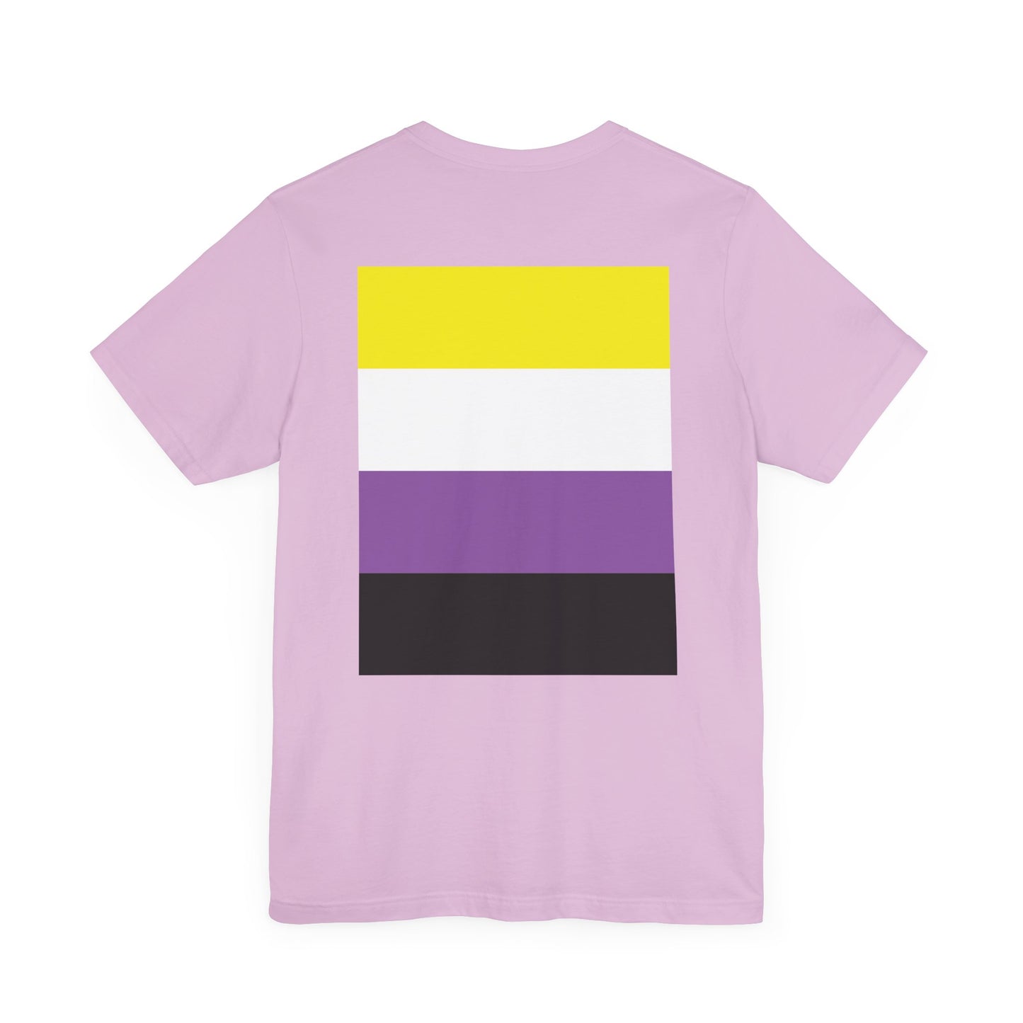 You Ain't Gotta Pray For Me (nonbinary flag on back) Tshirt