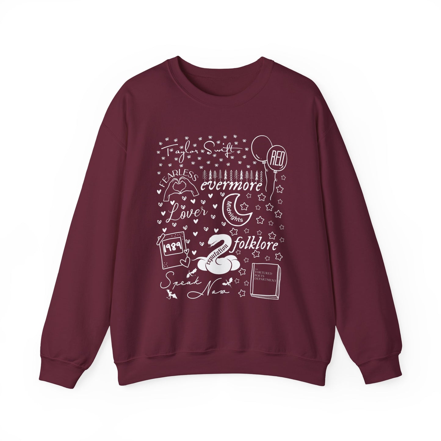 Eras Album Collage Crewneck Sweatshirt