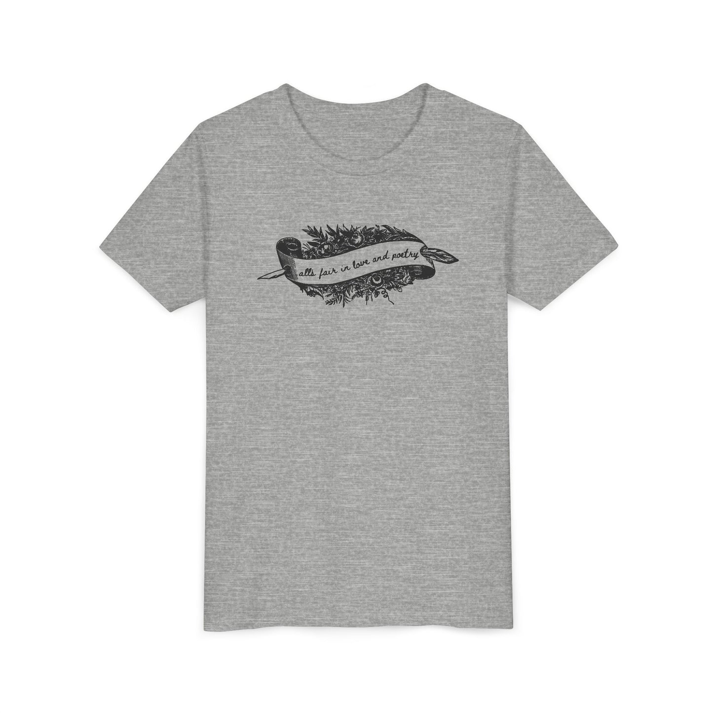 Alls Fair In Love & Poetry Youth Short Sleeve Tee