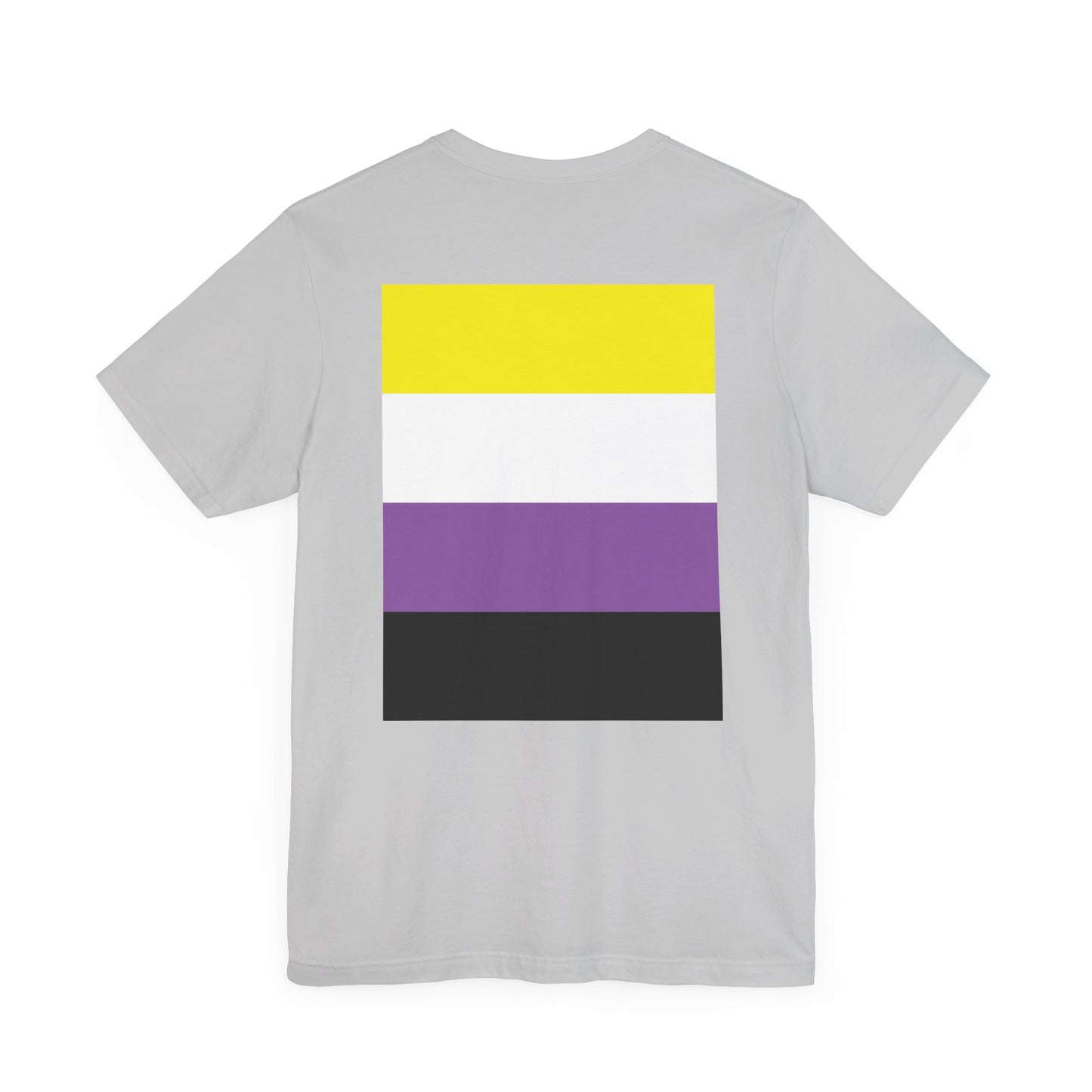 You Ain't Gotta Pray For Me (nonbinary flag on back) Tshirt