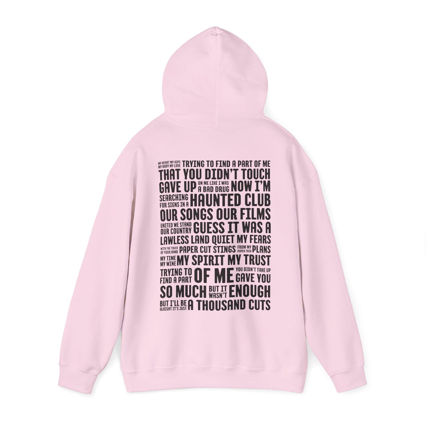 DBATC (lyrics on back) Hoodie