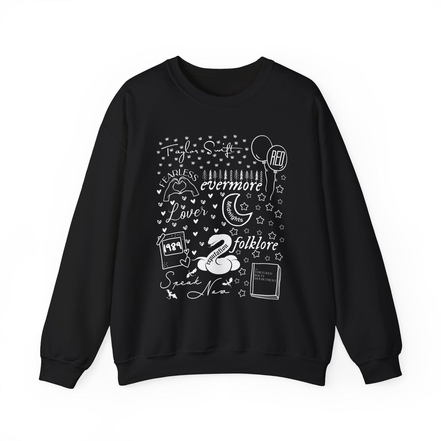 Eras Album Collage Crewneck Sweatshirt
