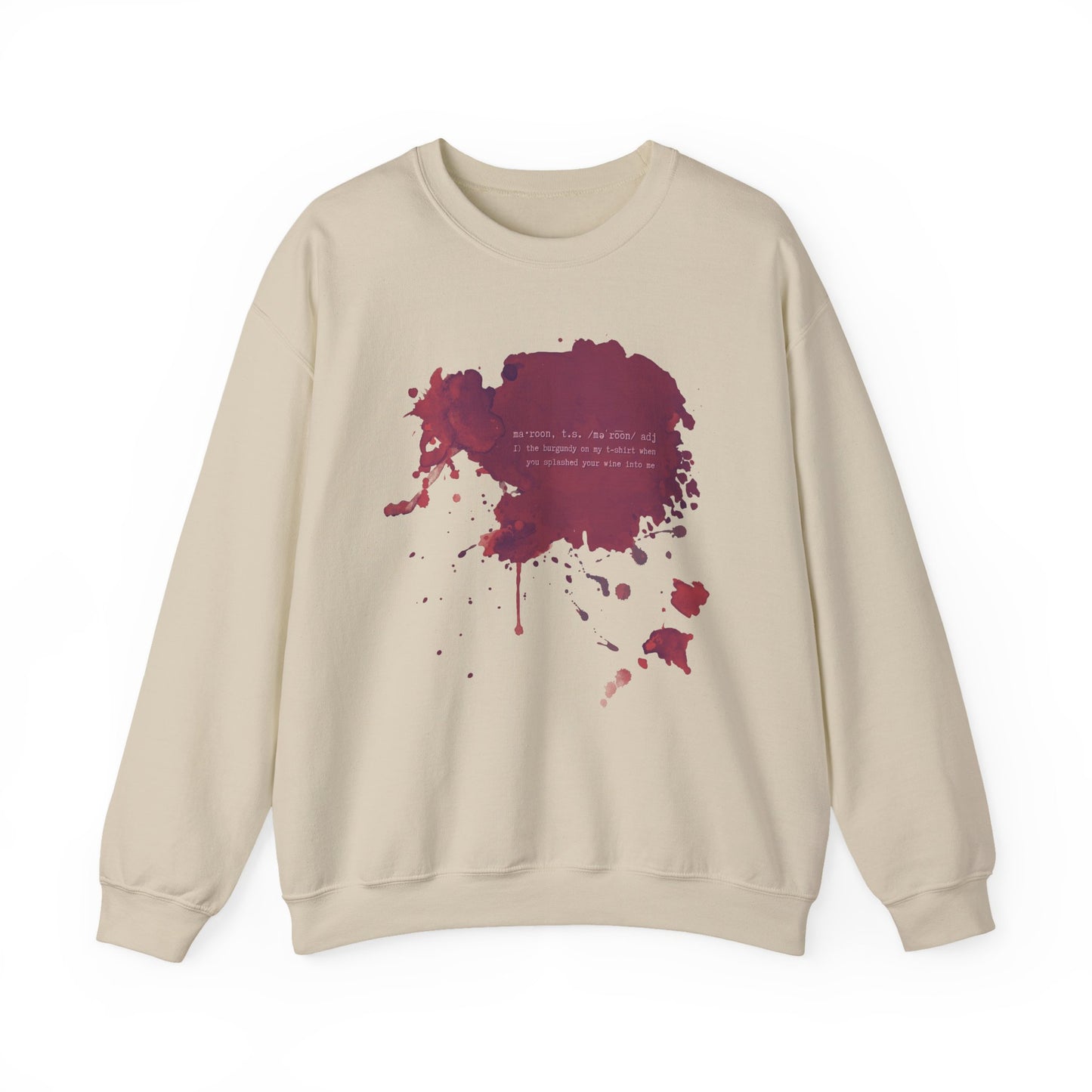 Maroon Crewneck Sweatshirt