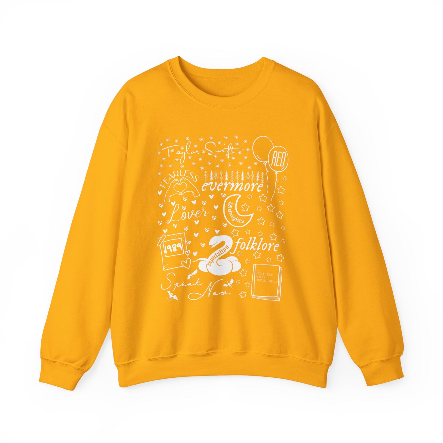 Eras Album Collage Crewneck Sweatshirt