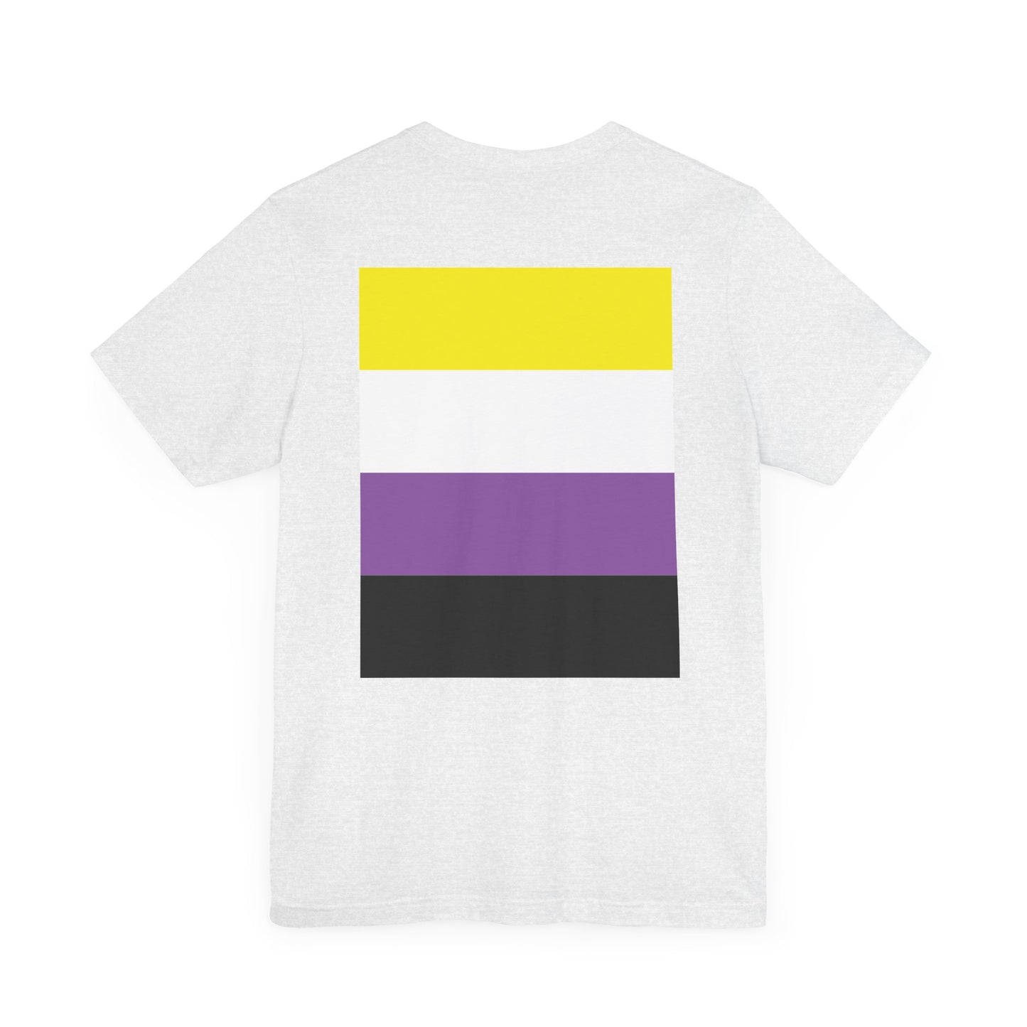 You Ain't Gotta Pray For Me (nonbinary flag on back) Tshirt