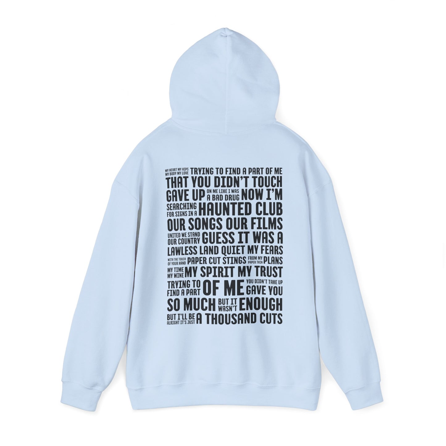 DBATC (lyrics on back) Hoodie