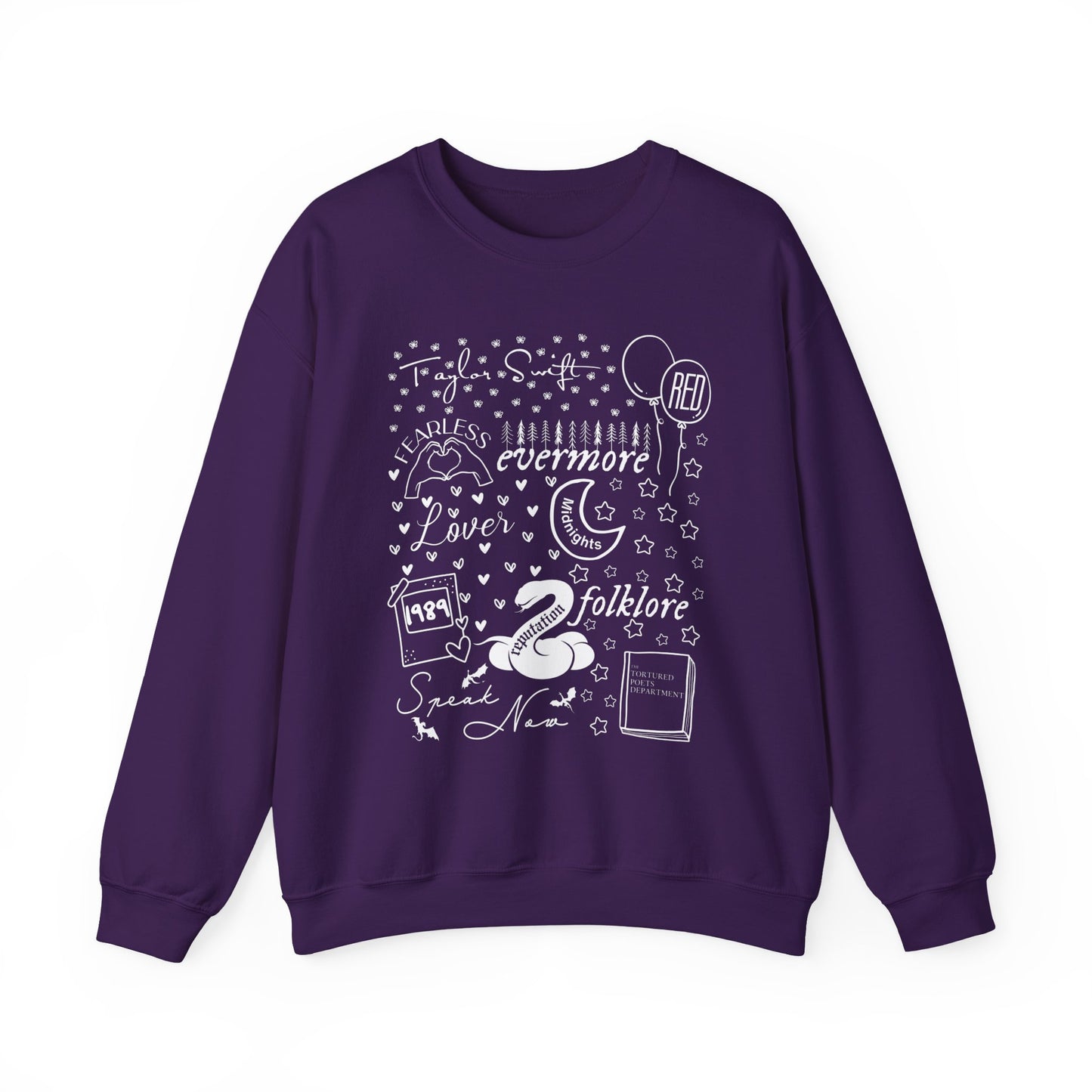 Eras Album Collage Crewneck Sweatshirt