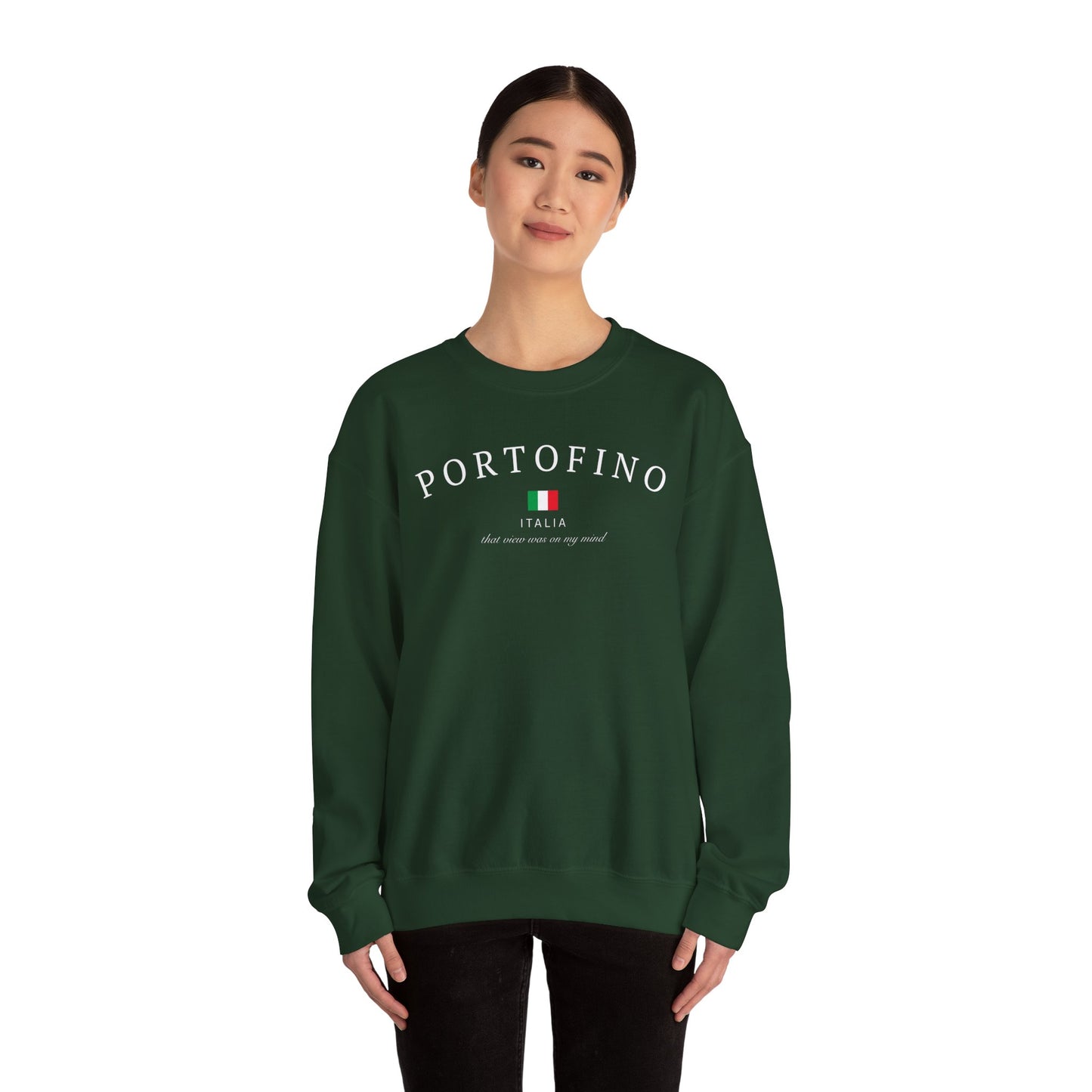 Cozy Portofino Crewneck Sweatshirt PRINTED VERSION