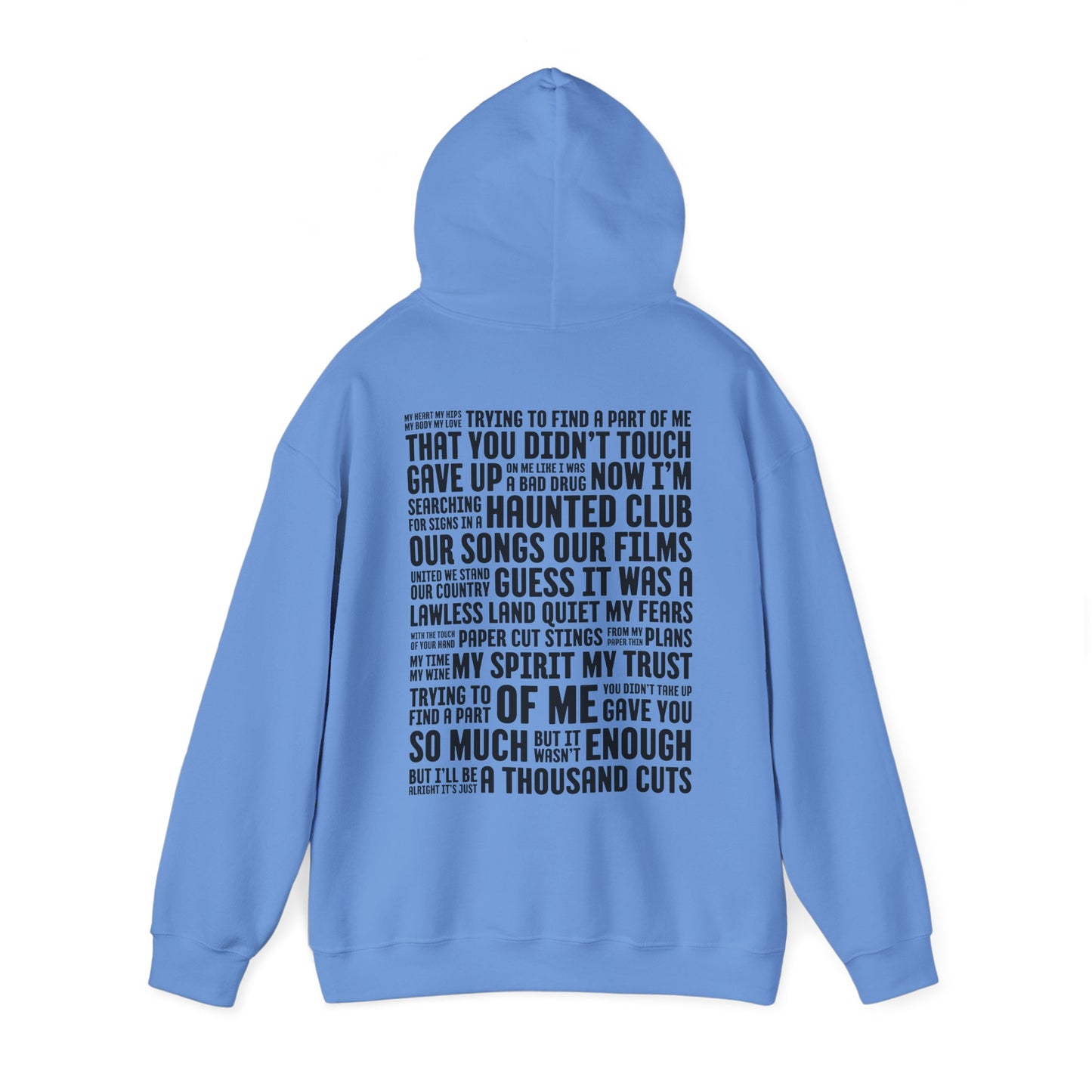 DBATC (lyrics on back) Hoodie