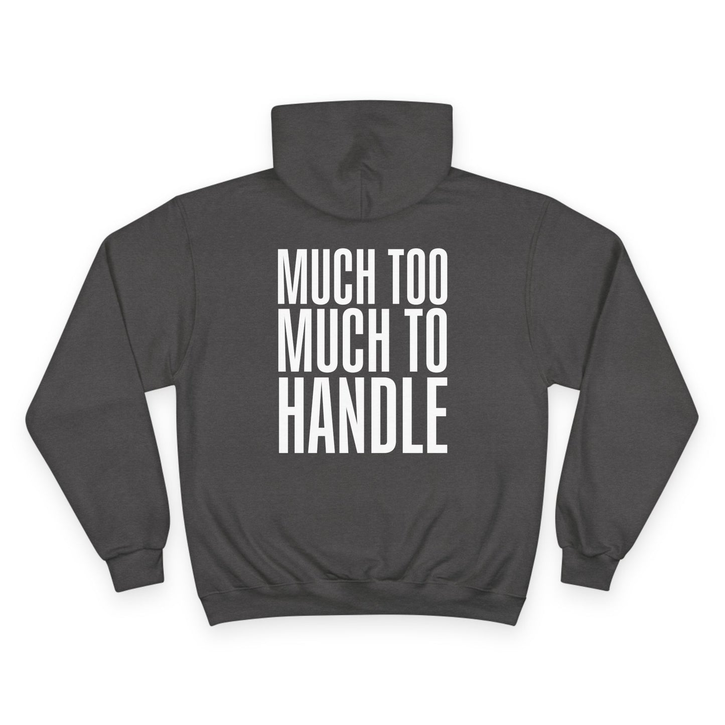 Much Too Much To Handle Hoodie (Champion Brand)