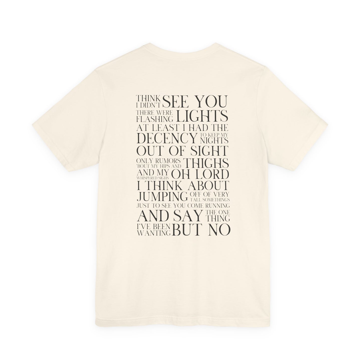 Is It Over Now? Lyrics Tshirt