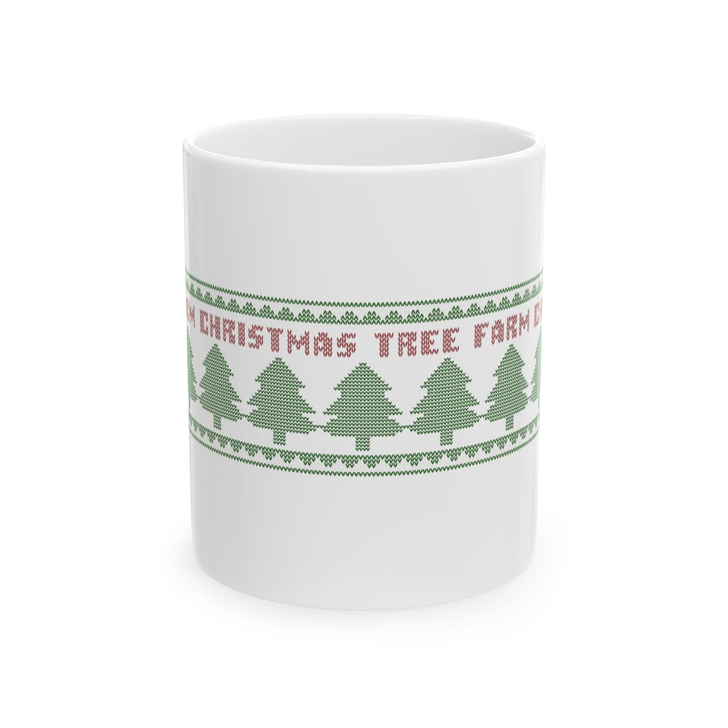 Christmas Tree Farm Ceramic Mug, (11oz, 15oz)