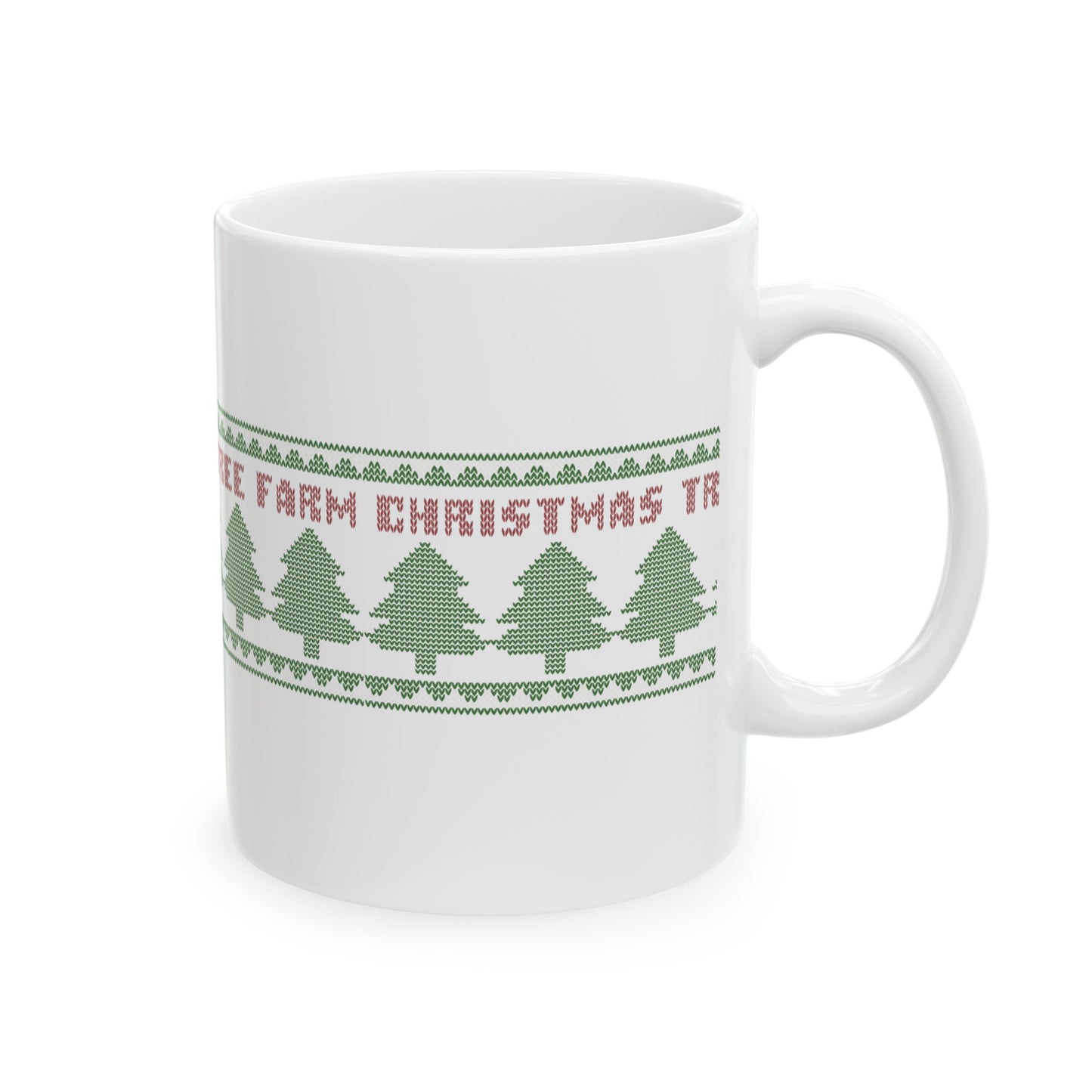 Christmas Tree Farm Ceramic Mug, (11oz, 15oz)