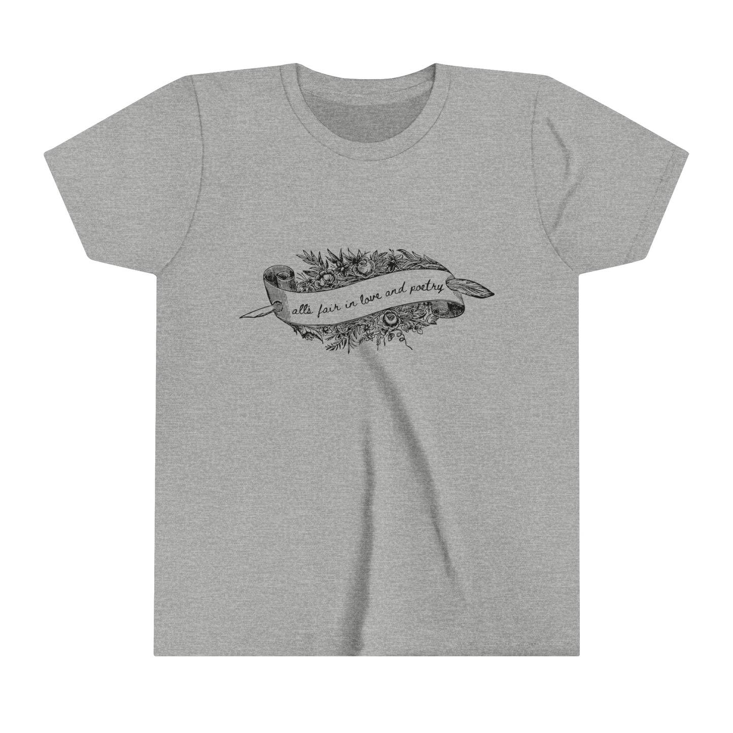 Alls Fair In Love & Poetry Youth Short Sleeve Tee