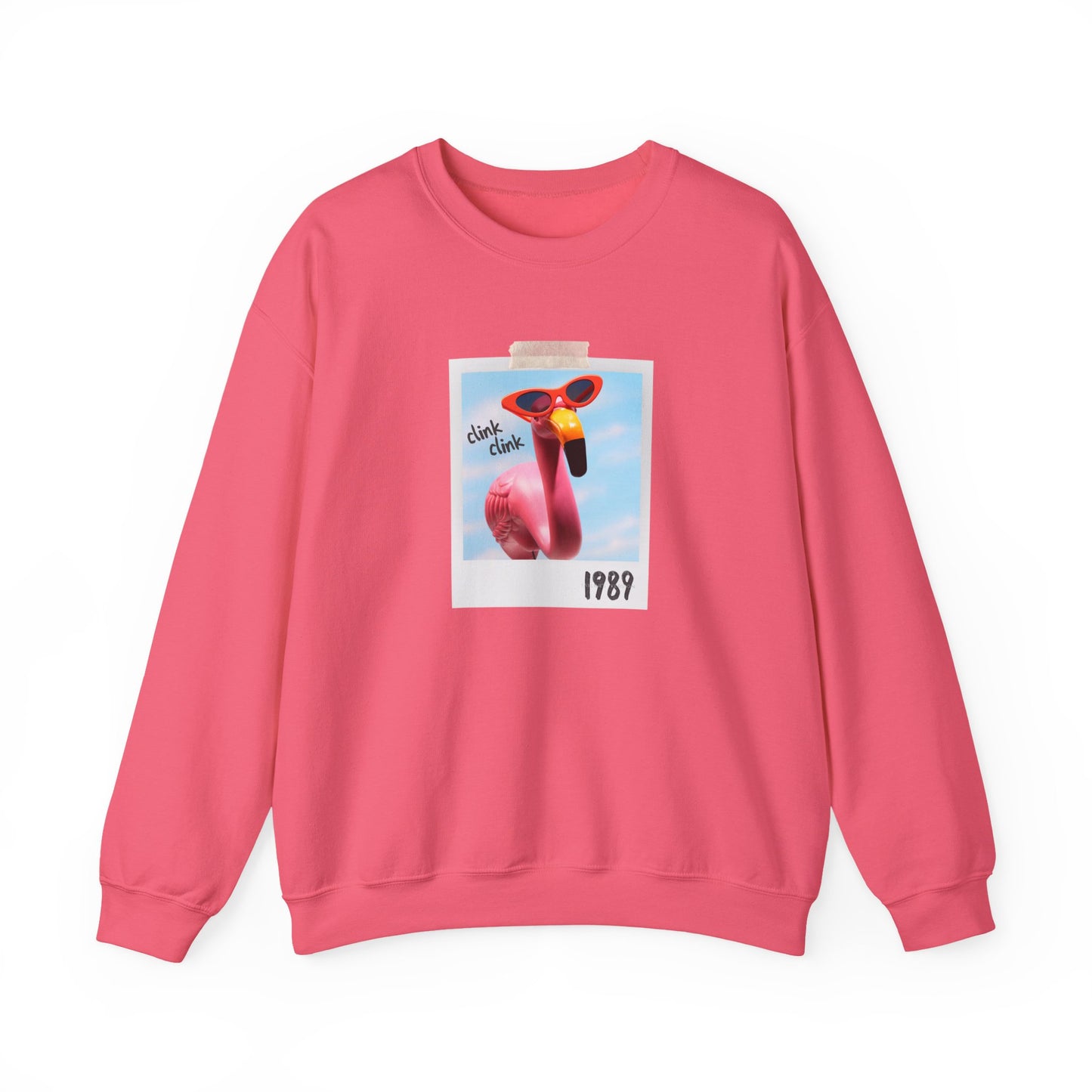 Flamingo Pink Crewneck Sweatshirt